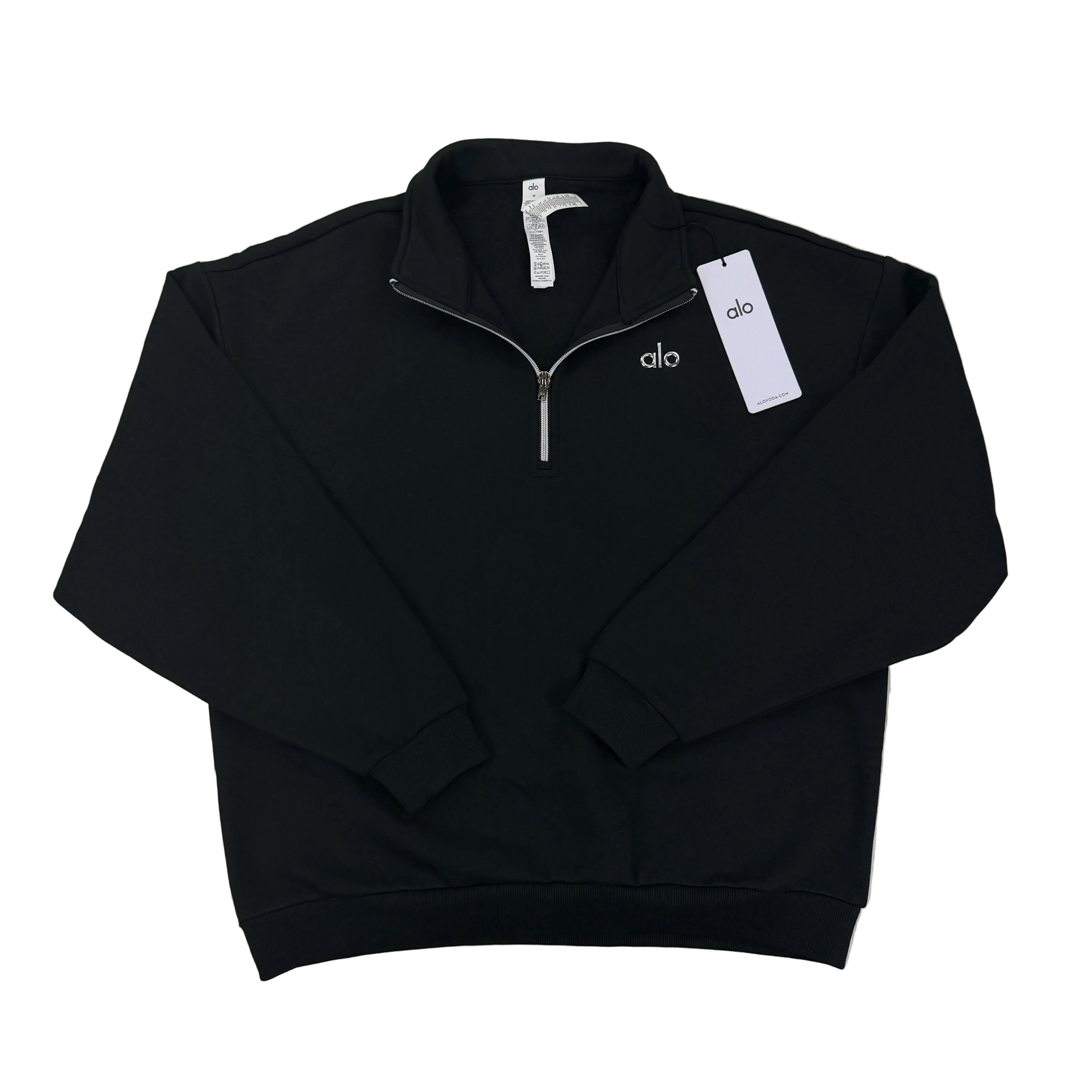 Alo Men’s Black 1/4 Zip Fleece