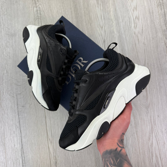 Dior B22 Men’s Black & White Runners - 43 (Fit Uk 8/8.5)