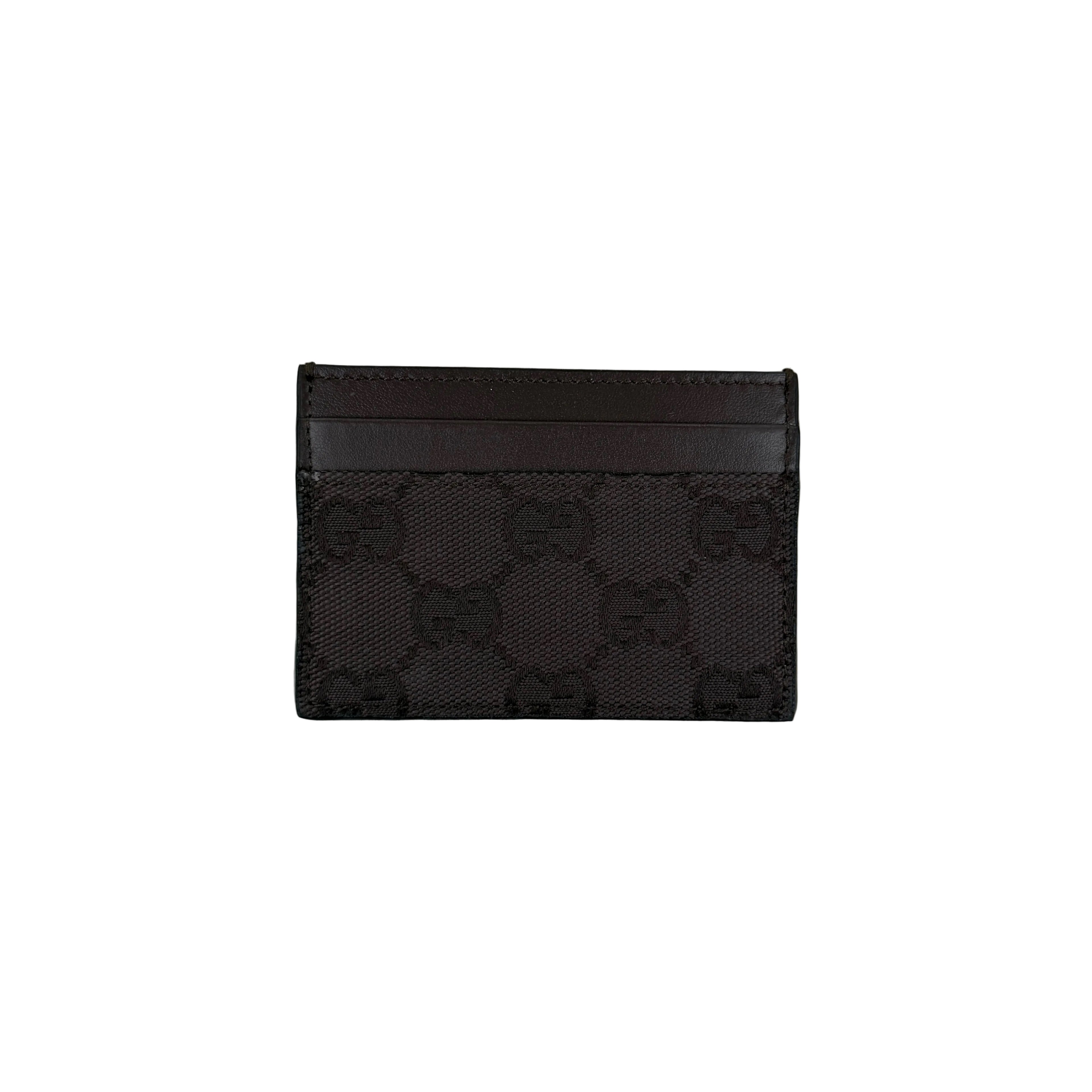 Gucci GG Interlocking Brown Card Holder