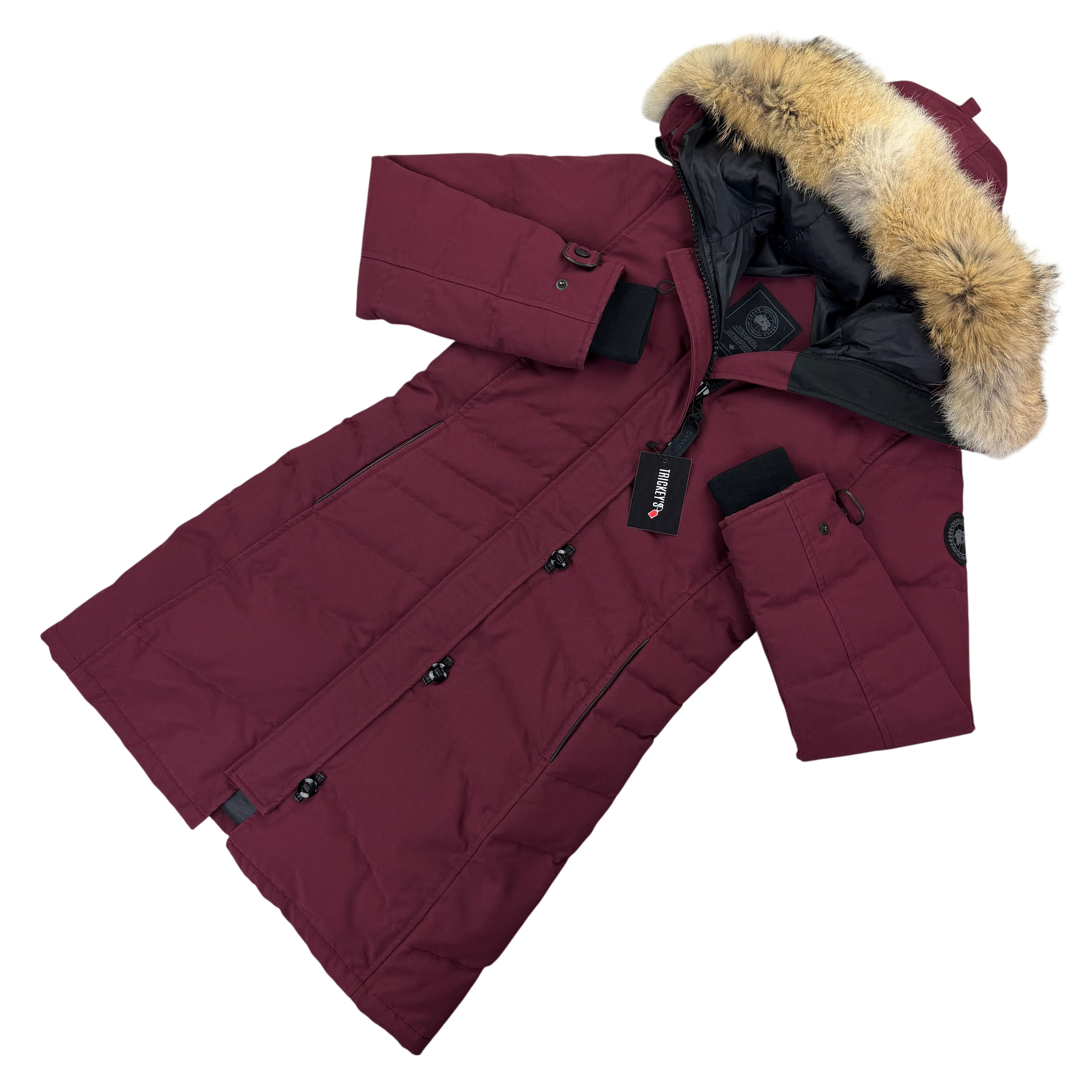 Canada Goose Women’s Loretta  Burgundy Parker Jacket - XS