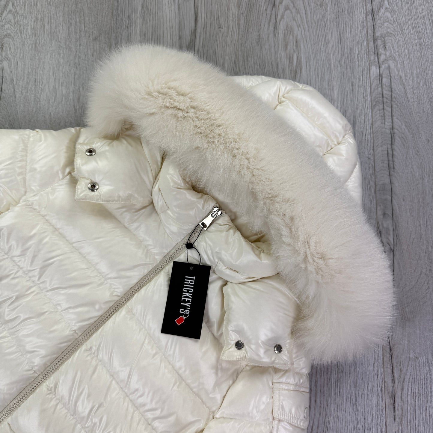 Moncler Women’s Cream / Beige BadyF Down Jacket - Size 0