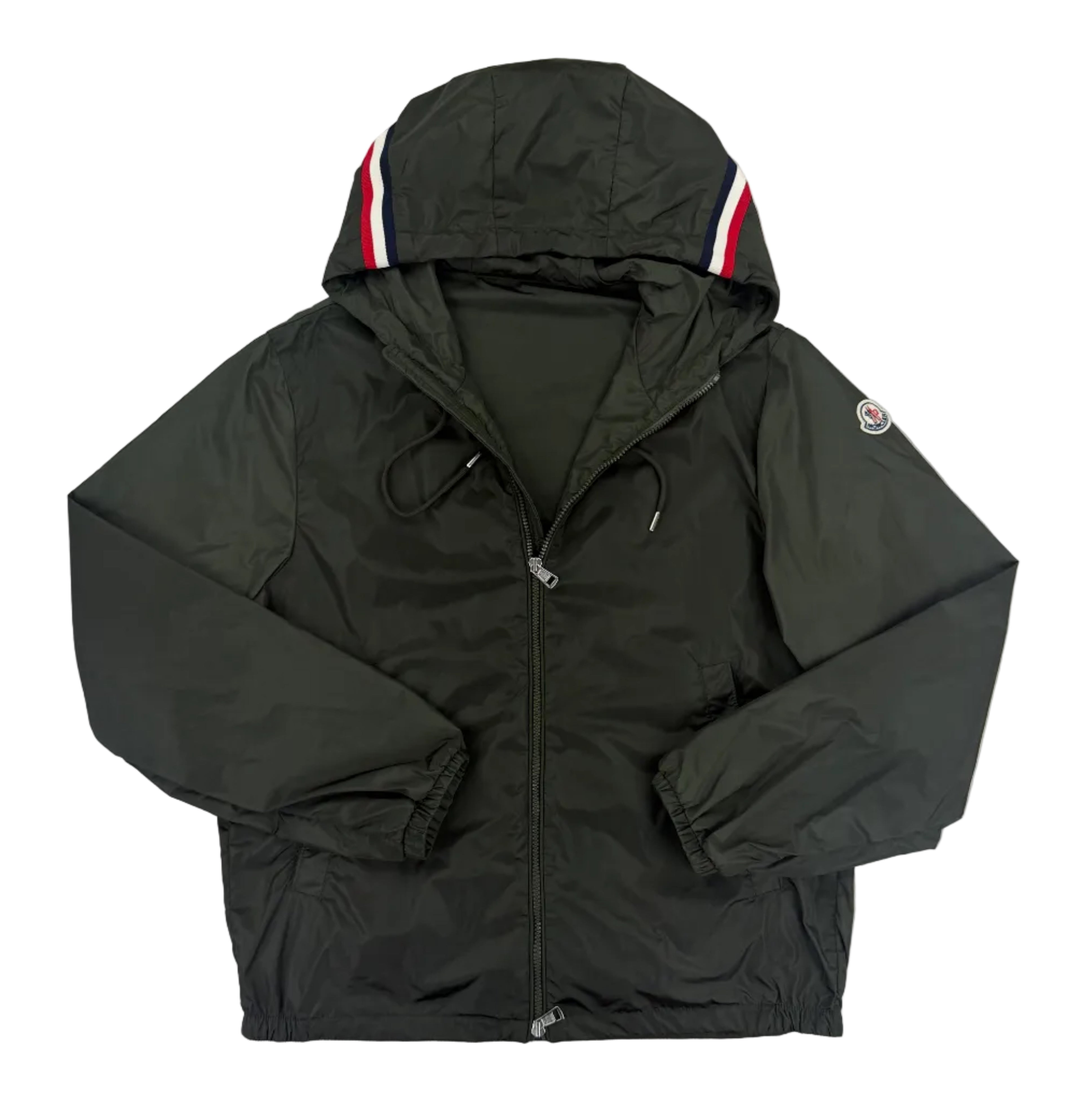 Moncler Men’s Khaki Green Grimpeurs Zip-up Jacket - Size 2