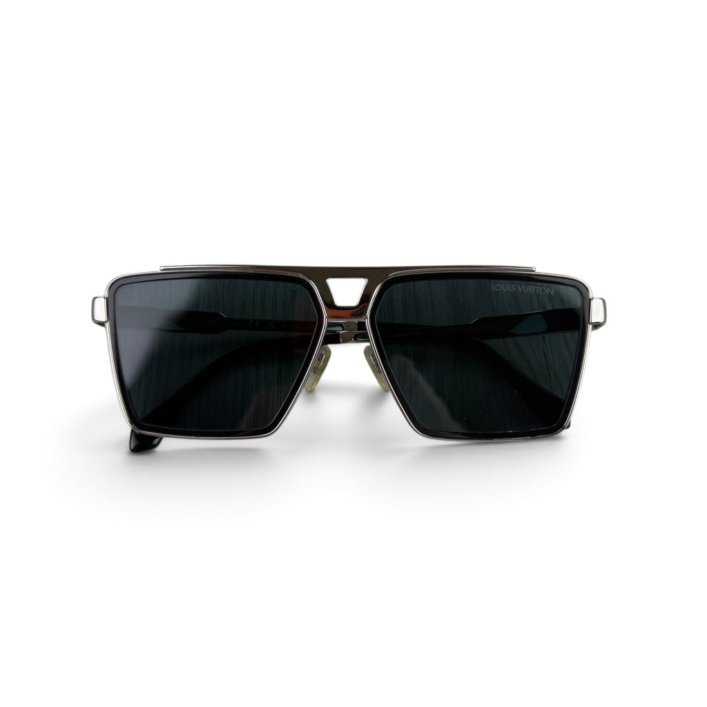 Louis Vuitton Men’s Black Silver Sunglasses