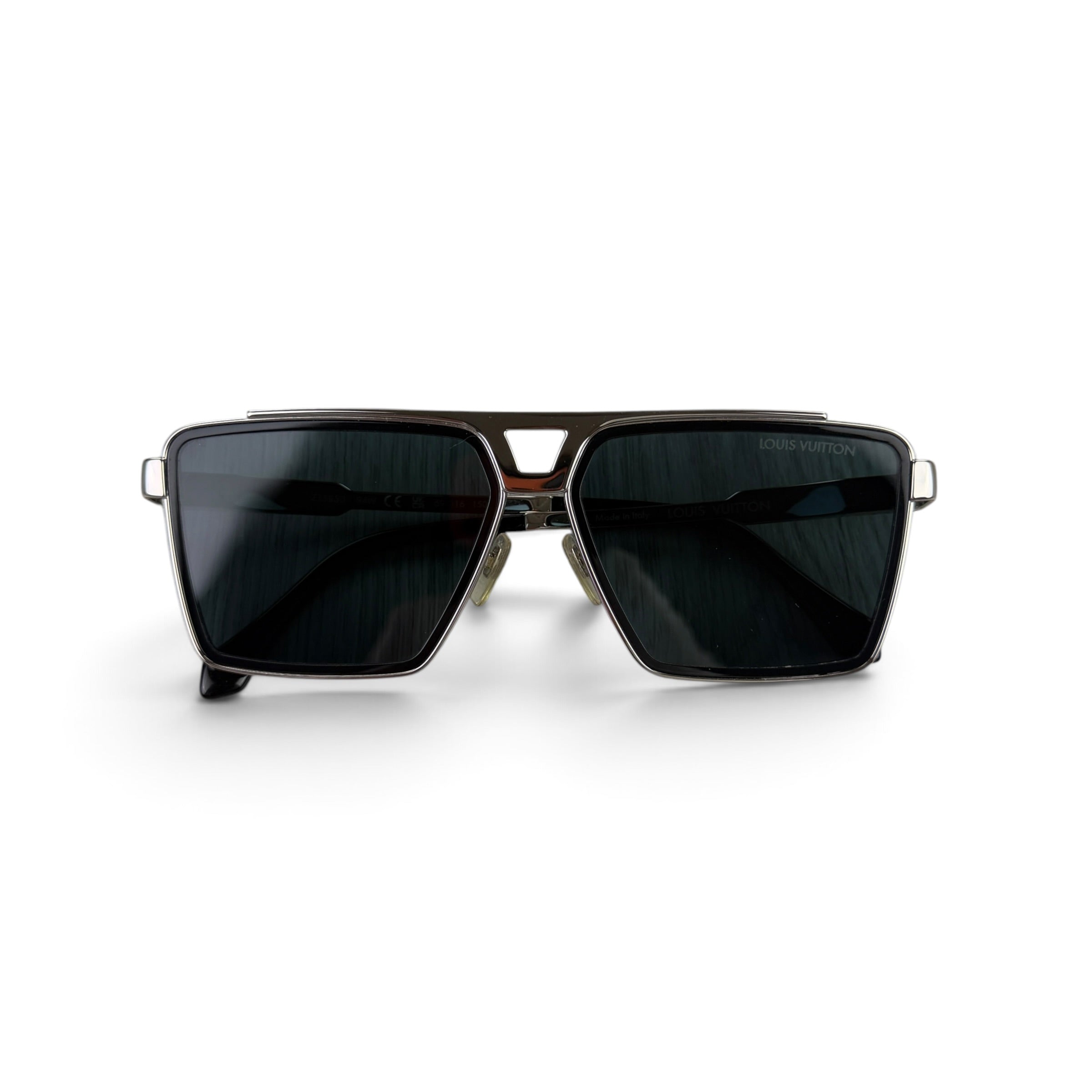 Louis Vuitton Men’s Black Silver Sunglasses