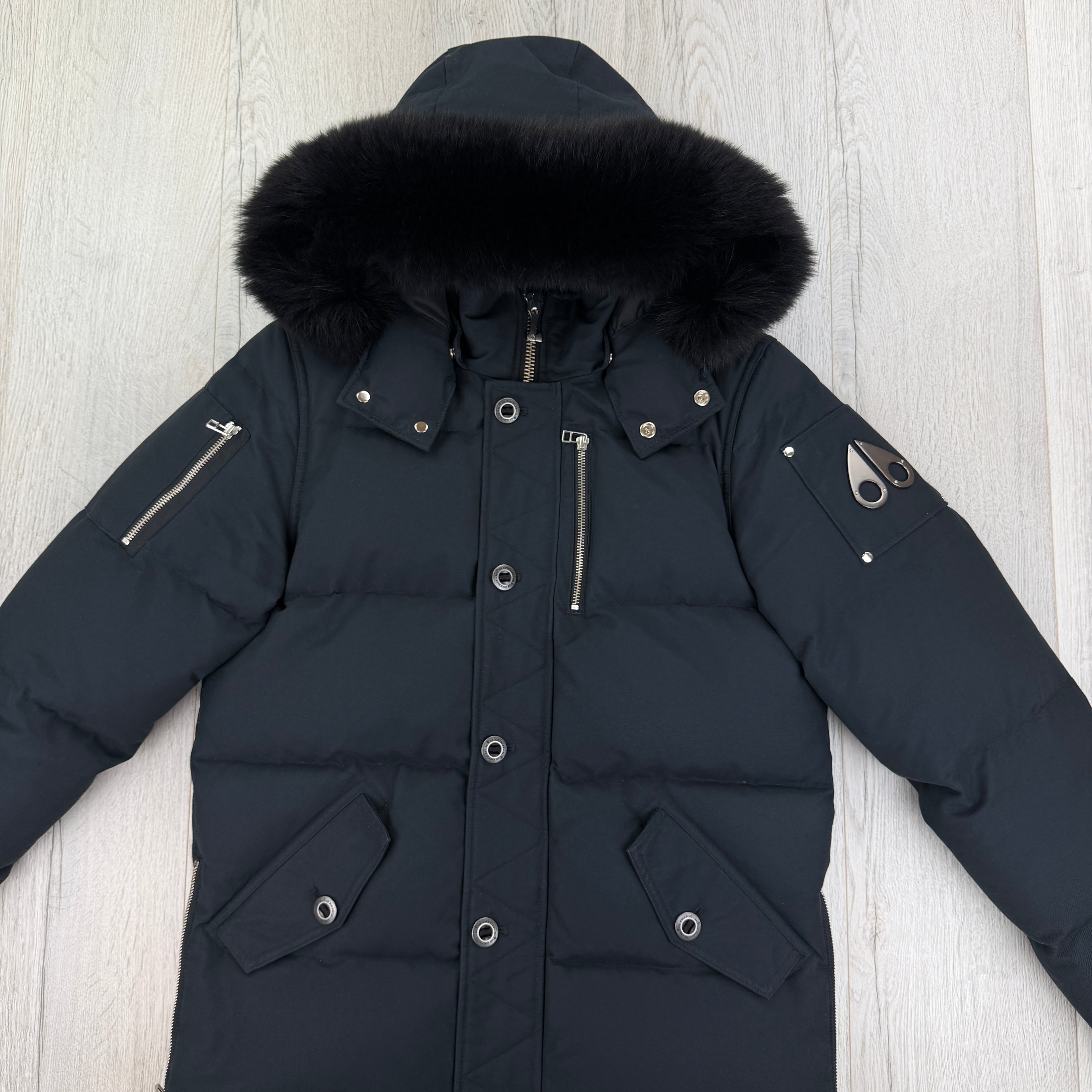 Moose Knuckles Men’s Navy 3Q Parker Jacket - Medium