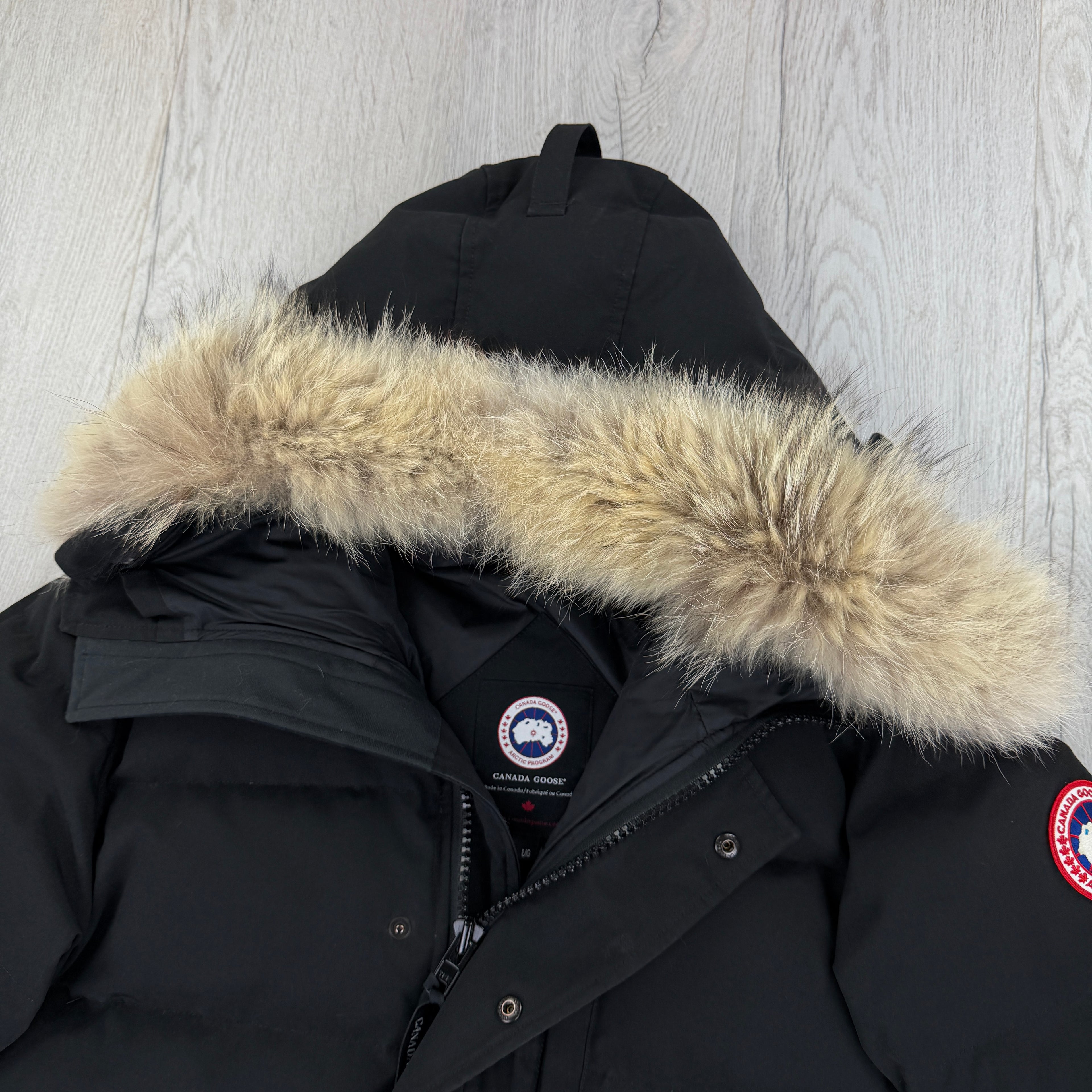 Canada Goose Men’s Black Carson Parker Jacket - Large