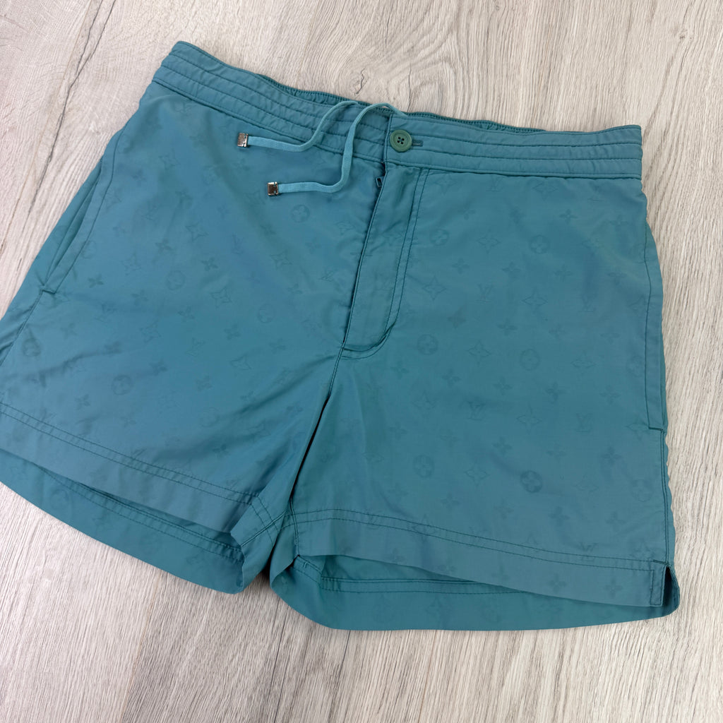 Louis Vuitton Men’s Baby Blue Swim Shorts - Small