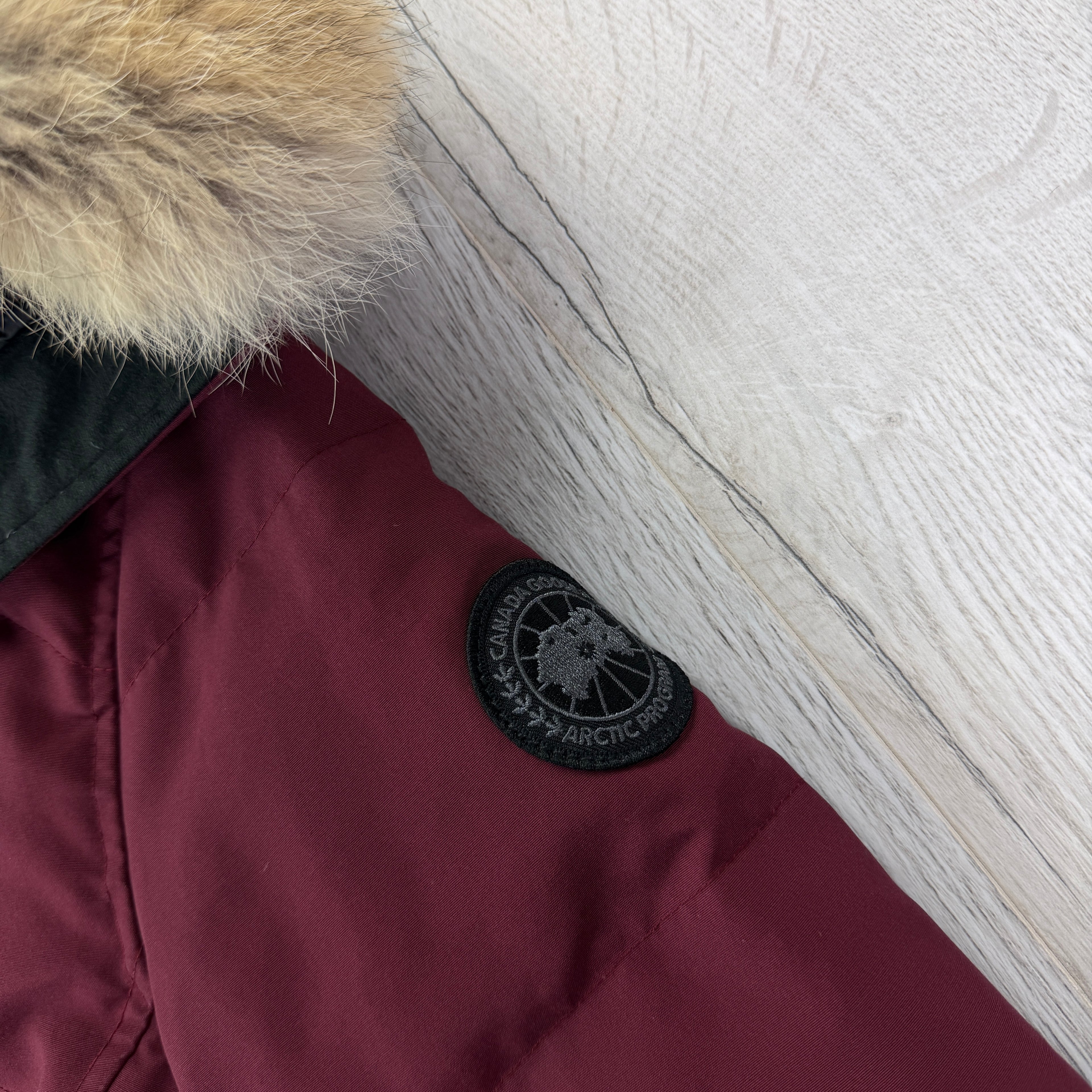 Canada Goose Women’s Loretta  Burgundy Parker Jacket - XS