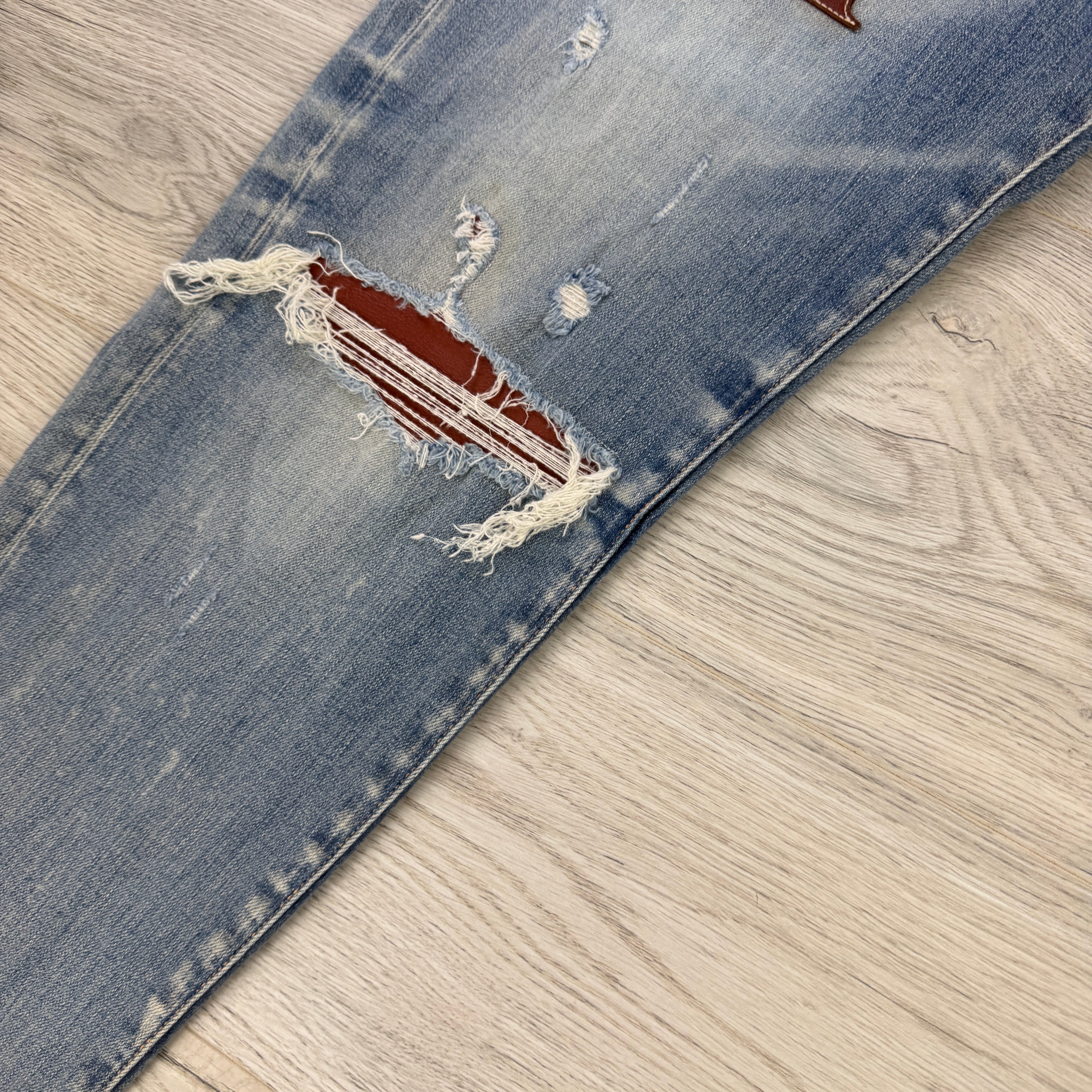 Amiri Men’s Blue Denim MX1 Jeans - Uk 38