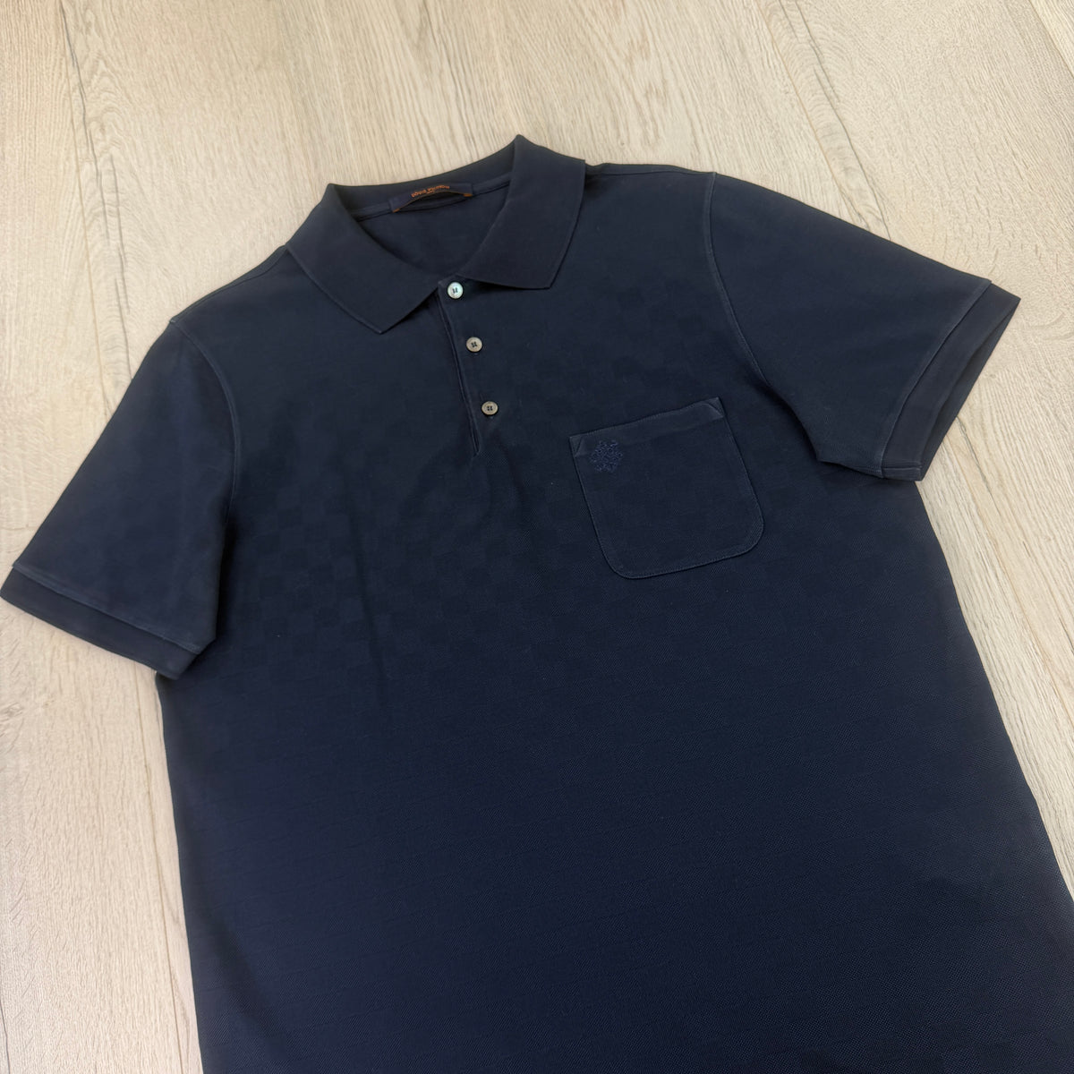 Louis Vuitton Men’s Navy Damier Polo - Large