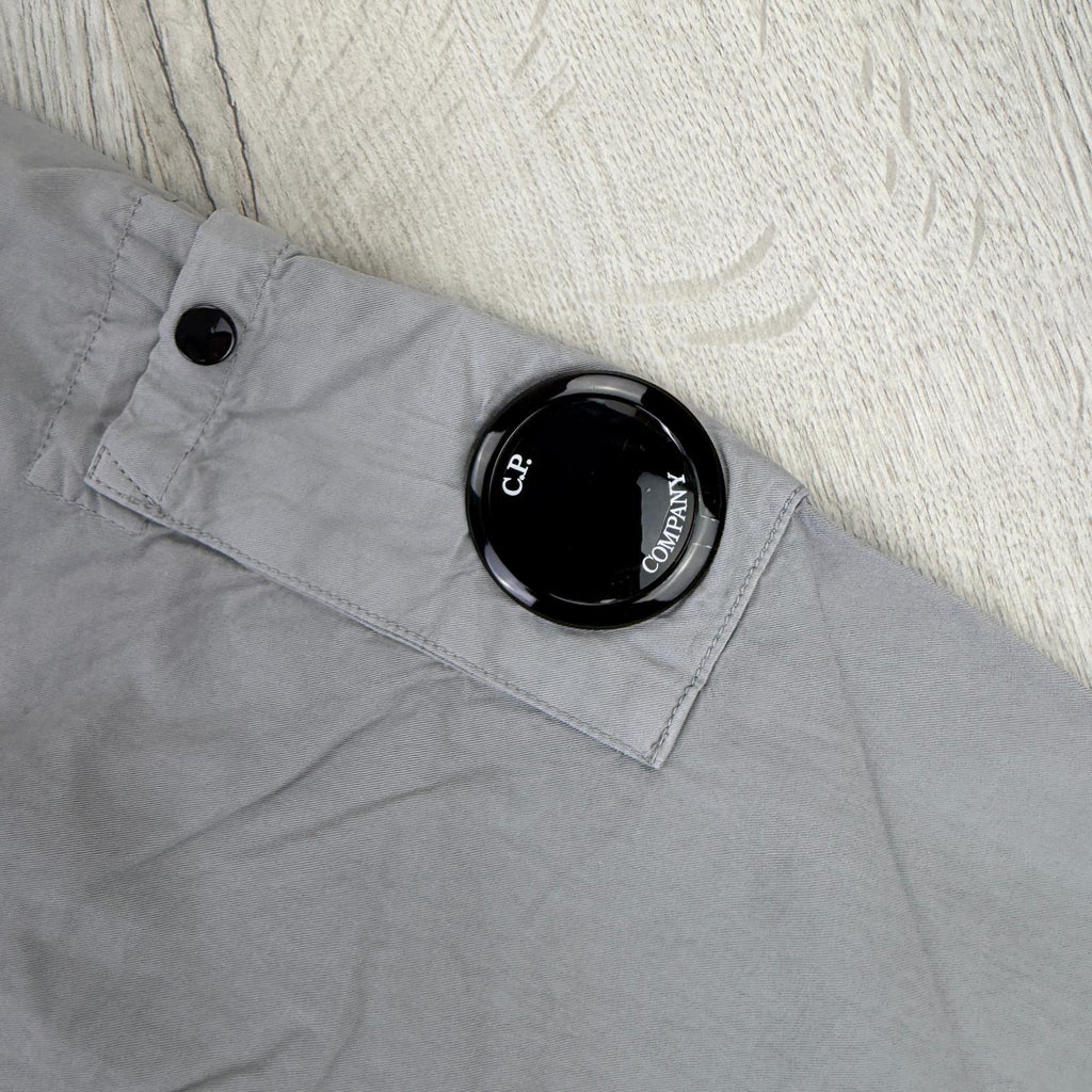 Cp Company Men’s Grey Zip-up Overshirt - XL