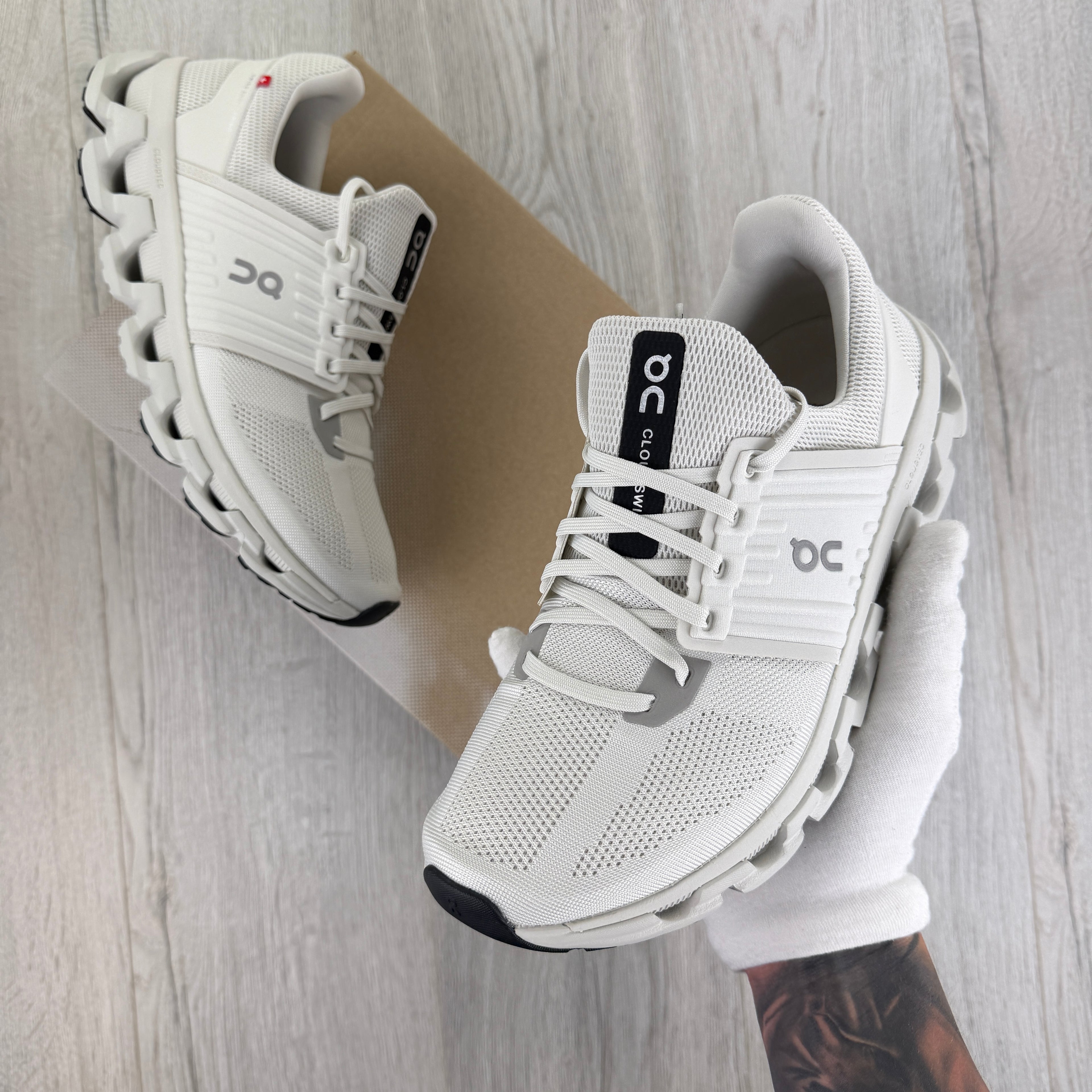 On Running Cloudswift 3 AD Ice Black Trainers