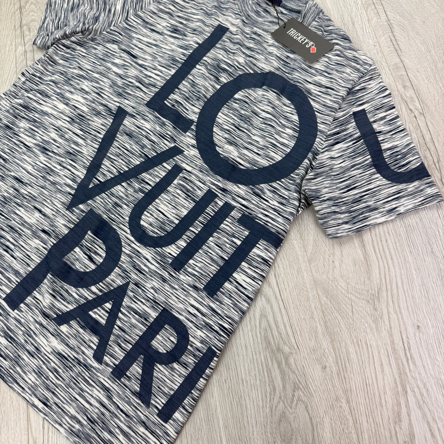 Louis Vuitton Men’s Navy & White T-shirt - Large