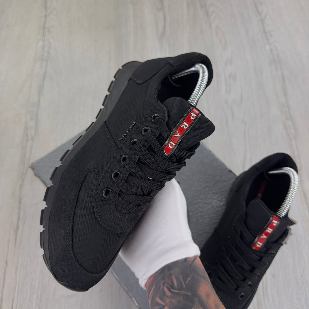 Prada Men’s Black Trainers - Uk 7