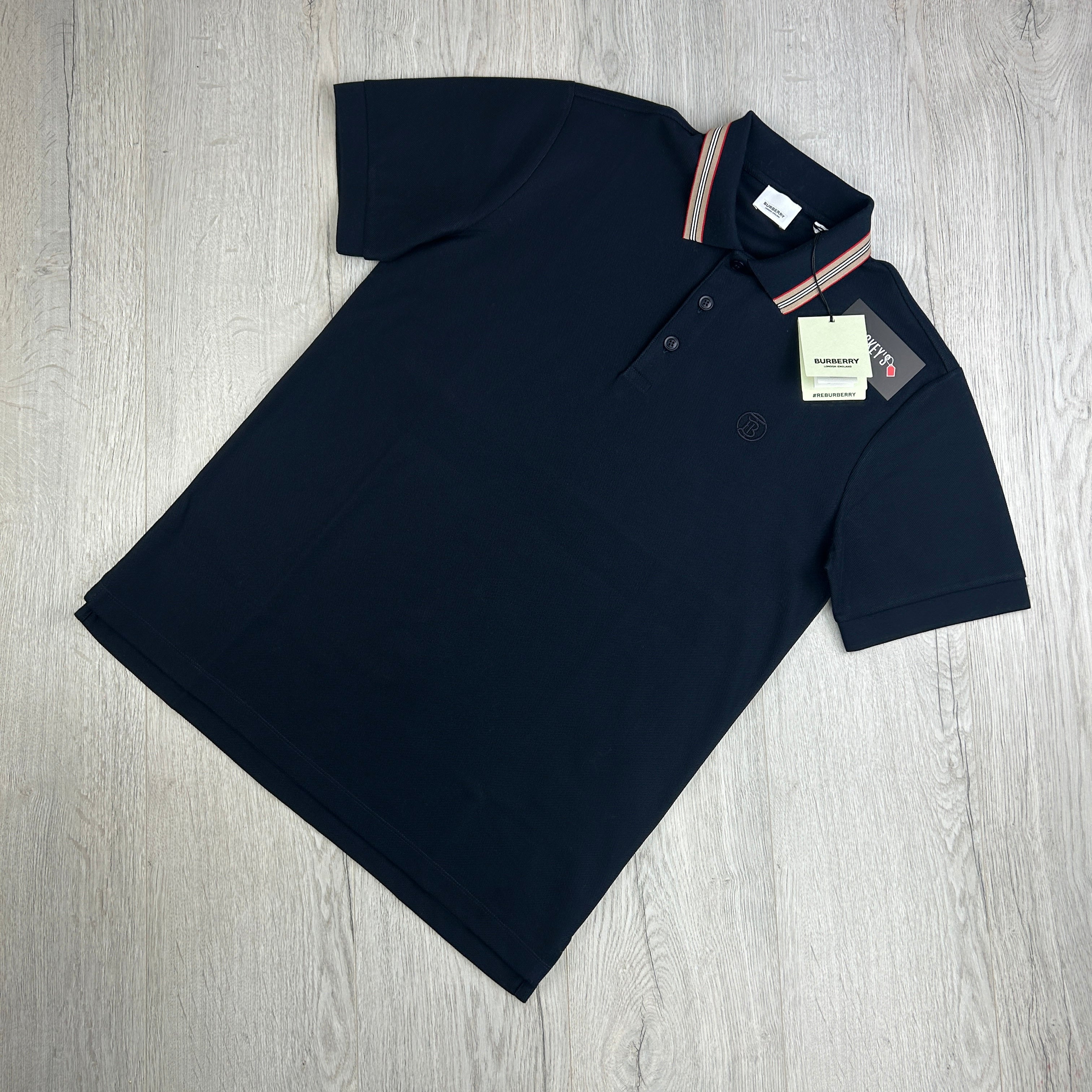 Dark blue on sale burberry shirt