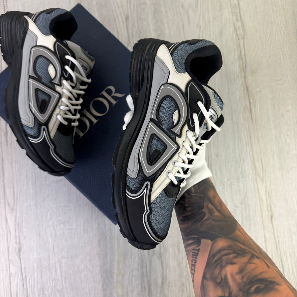 Dior B30 Men’s Blue Grey / White / Black Trainers - 41 (Uk 7)