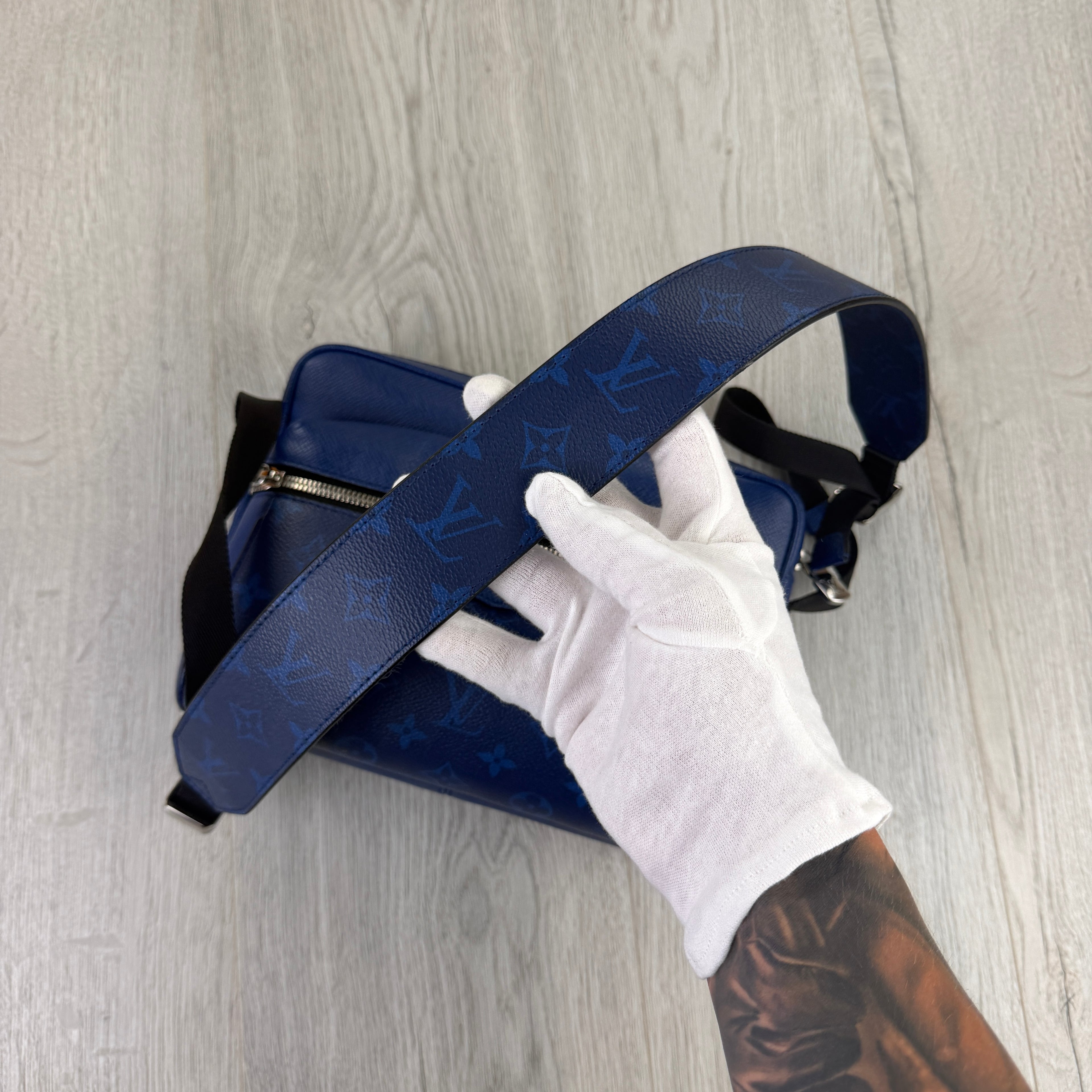 Louis Vuitton Men’s Blue Monogram Outdoor Messenger Bag