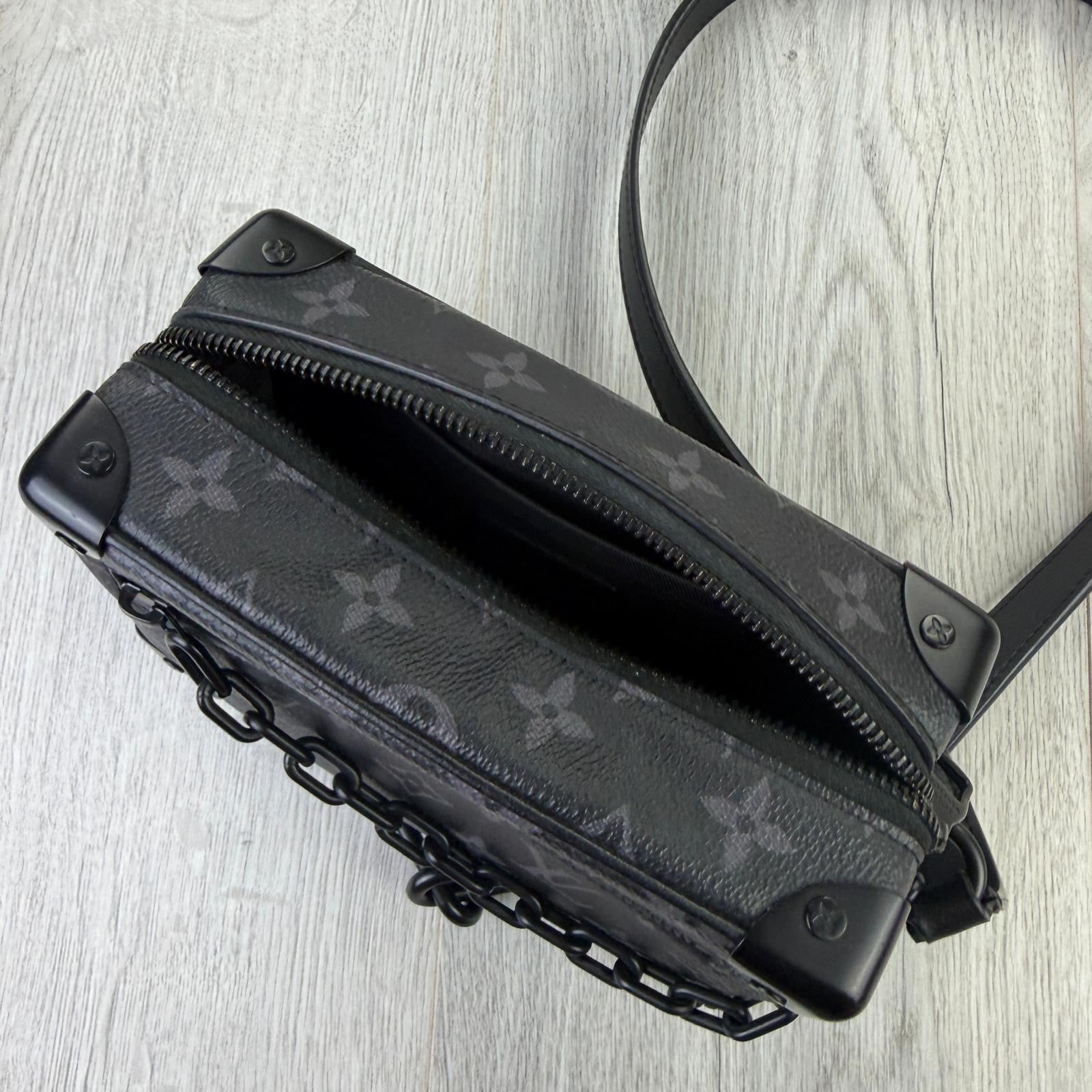 Louis Vuitton Men’s Black Monogram Mini Soft Trunk Bag
