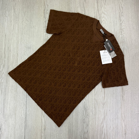 Christian Dior Men’s Brown Towel T-shirt - XS Oversized