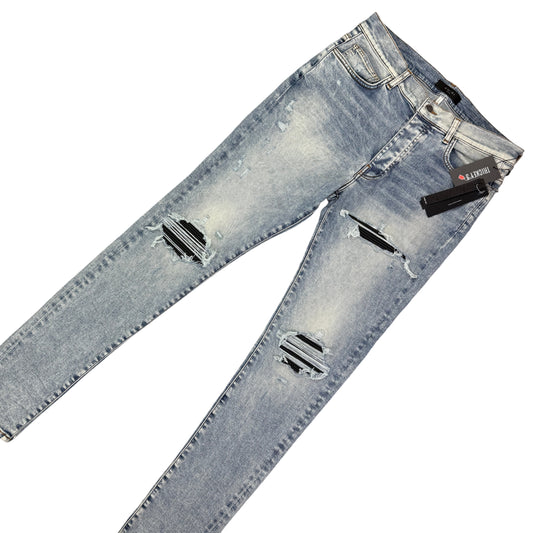 Amiri MX1 Men’s Blue Distressed Jeans