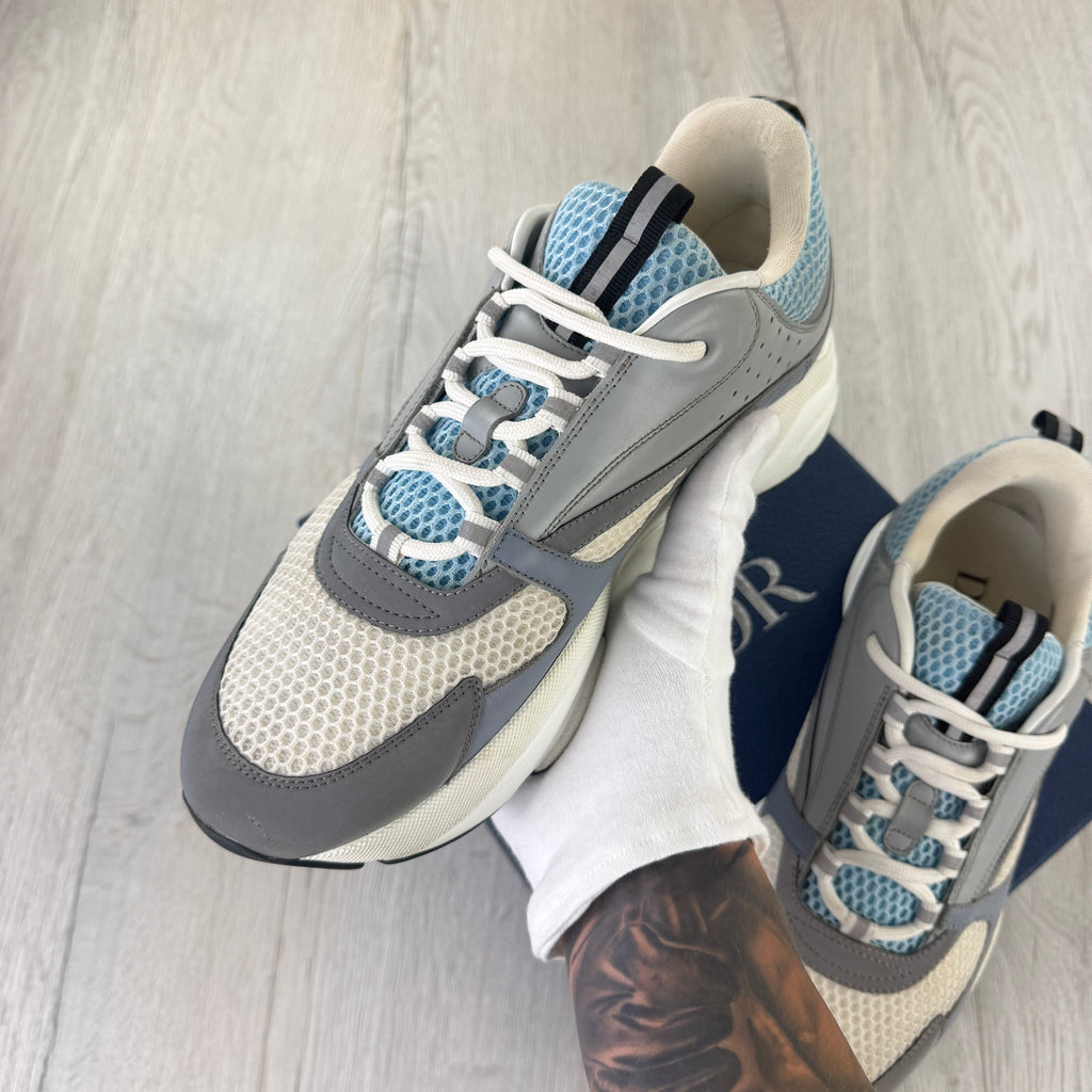 Dior B22 Men’s Baby Blue Runners - 44 (Fit Uk 9/9.5)