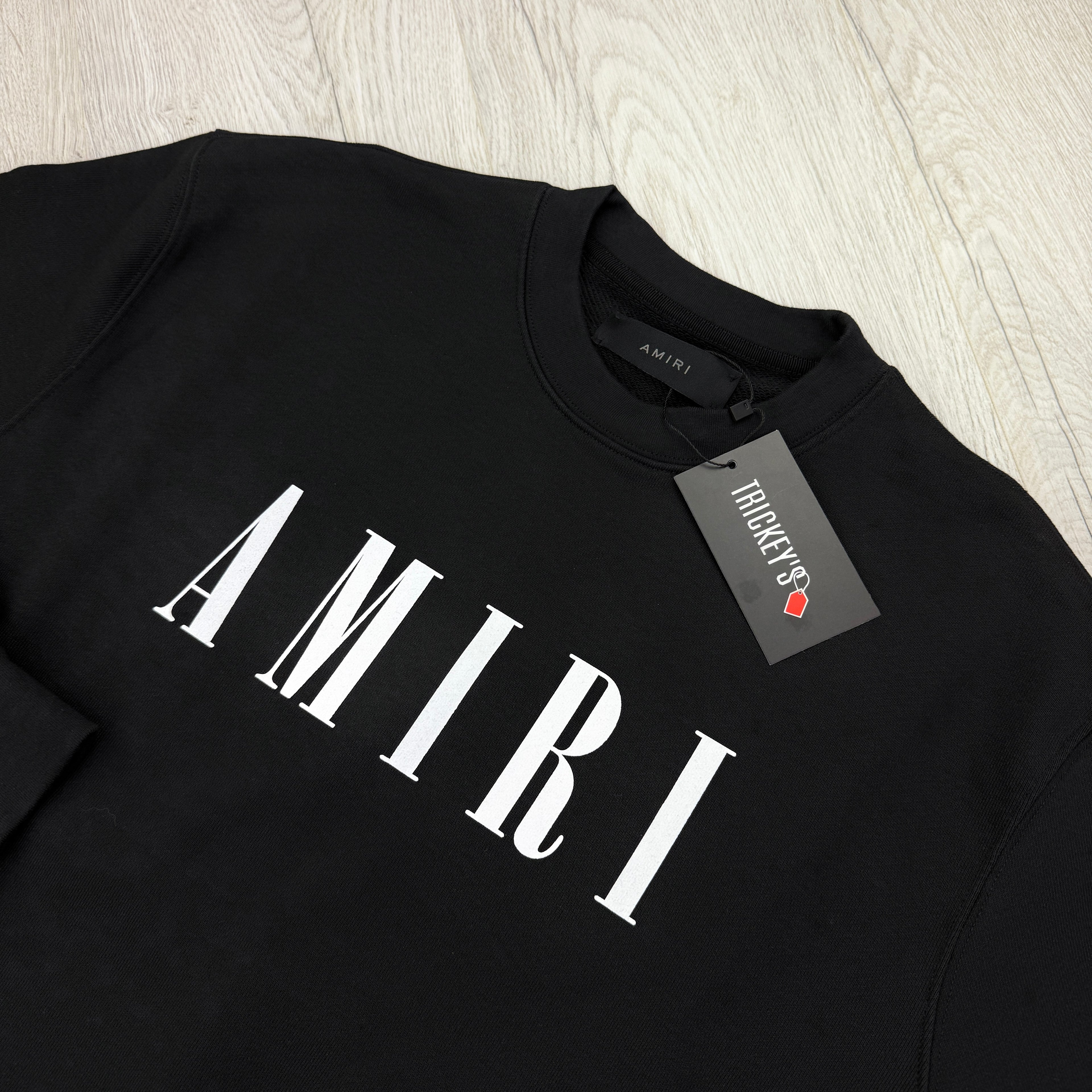 Amiri Men’s Black Crewneck Jumper