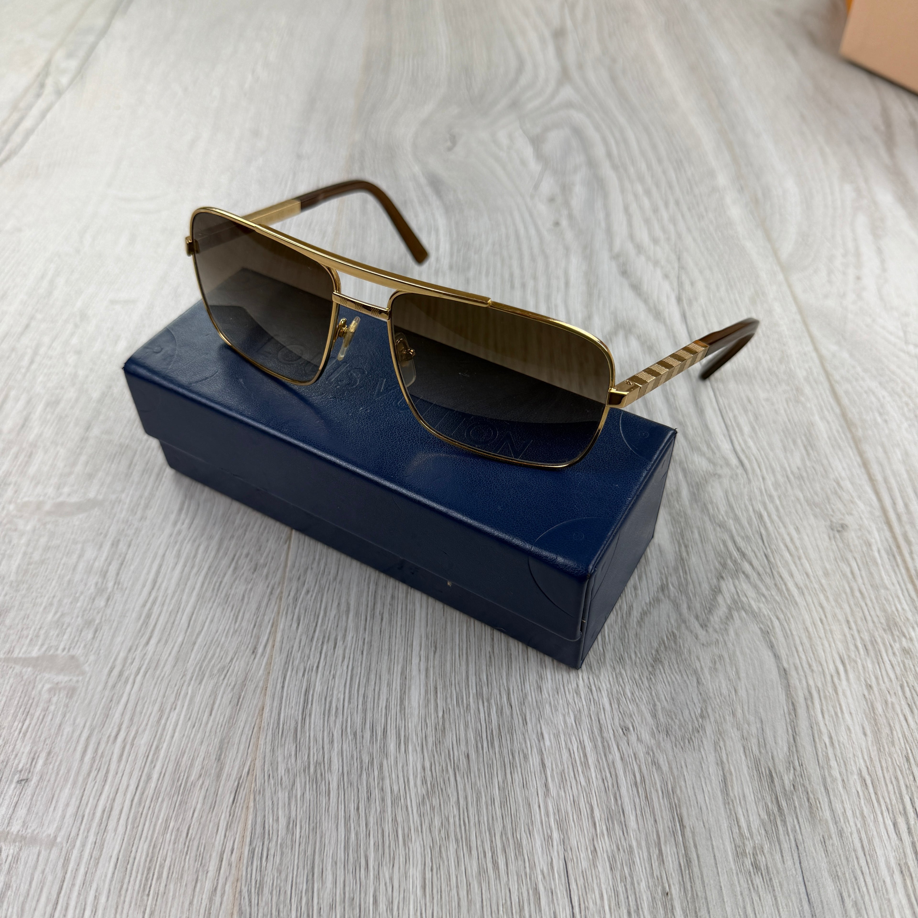 Louis Vuitton Men’s Gold Attitude Sunglasses