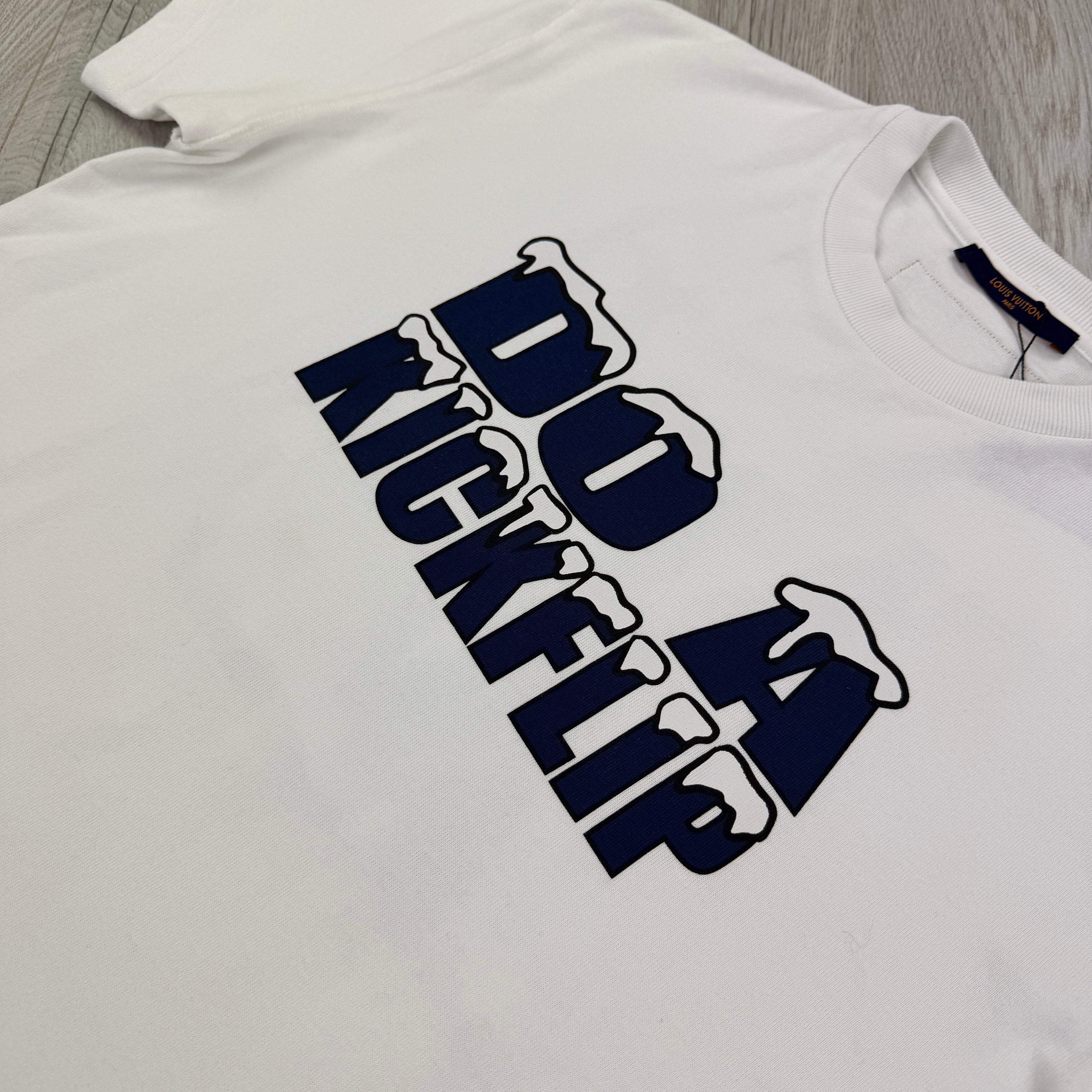 Louis Vuitton ‘Do a kickflip’ White T-shirt - Small