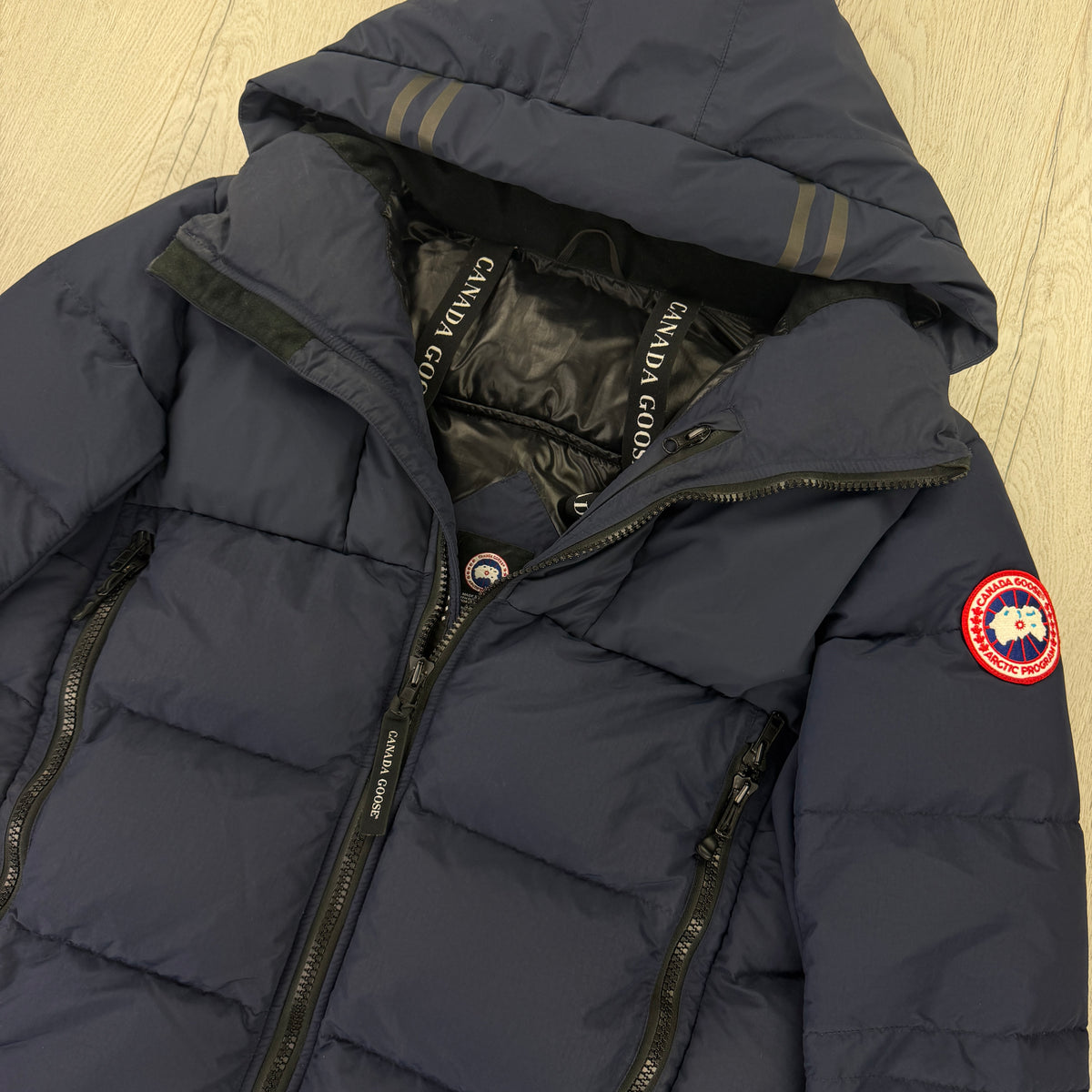 Canada Goose Men’s Blue Padded Hybridge Down Jacket - XL