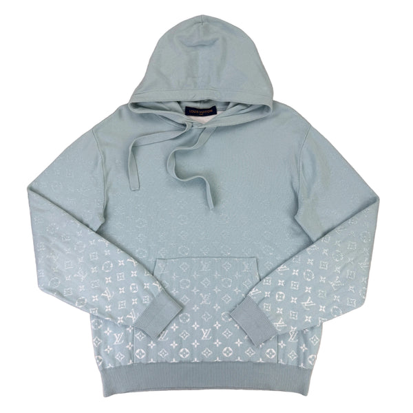 Louis Vuitton Men’s Baby Blue Monogram Gradient Pullover Hoodie