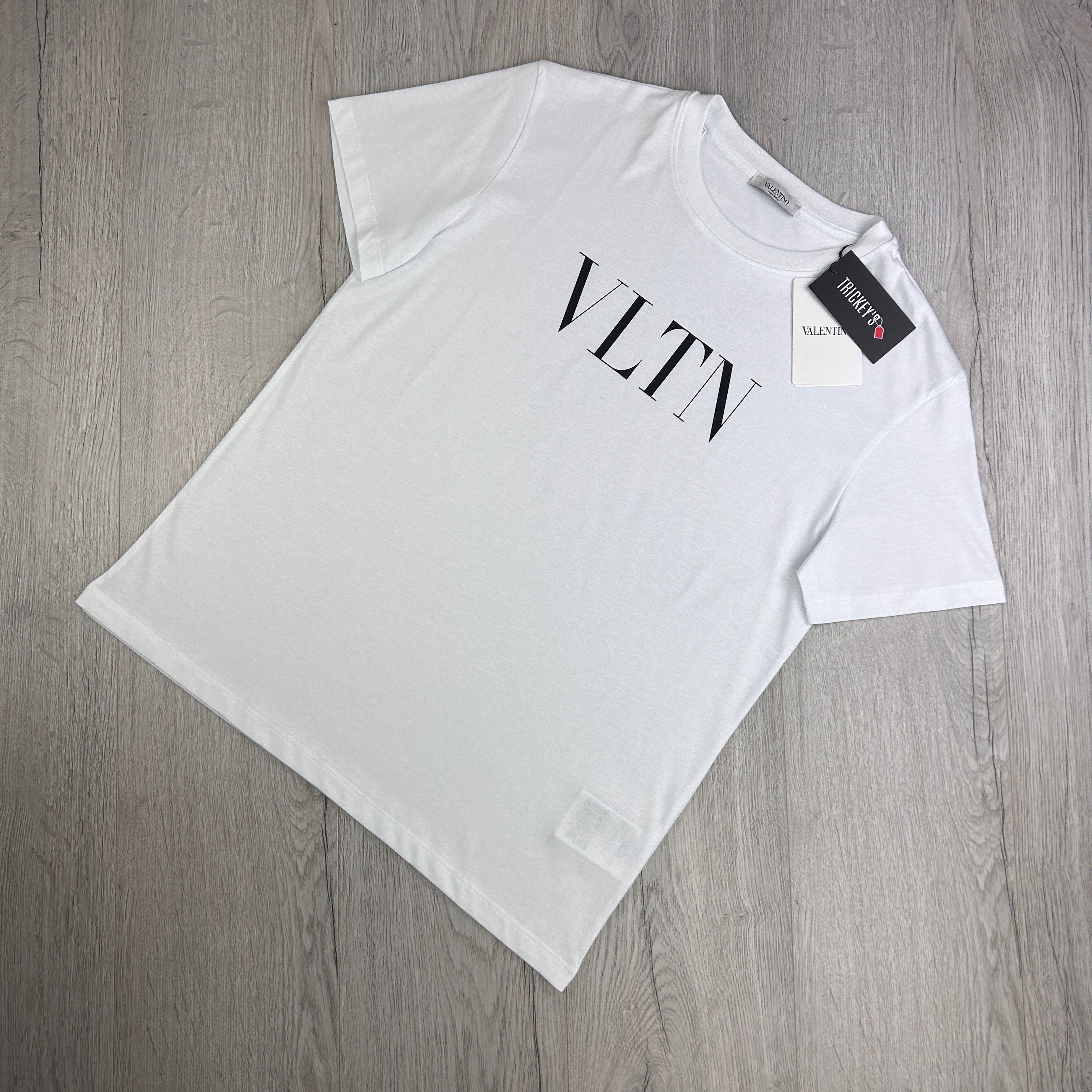 Valentino ‘VLTN’ Men’s White Slim T-shirt