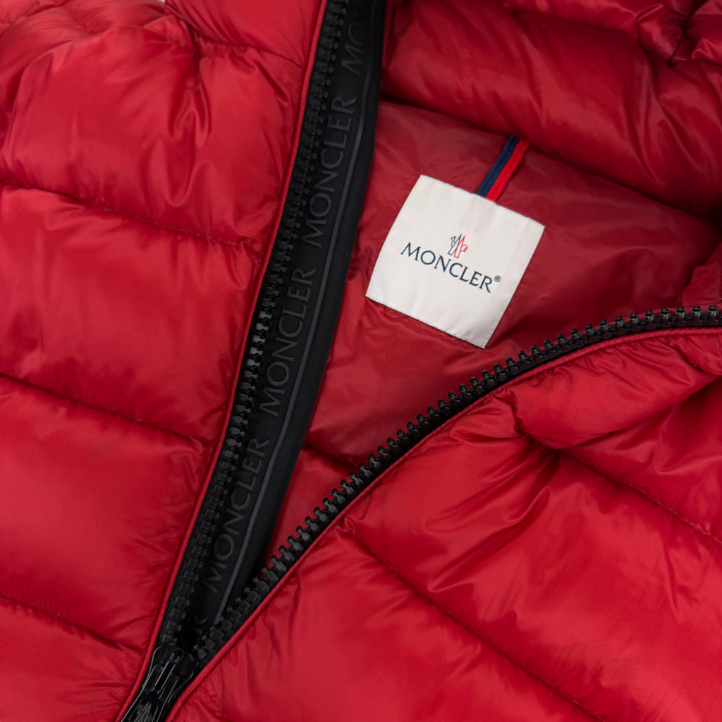 Moncler Myosotis Giubbotto Men’s Red Puffer Jacket - Size 3