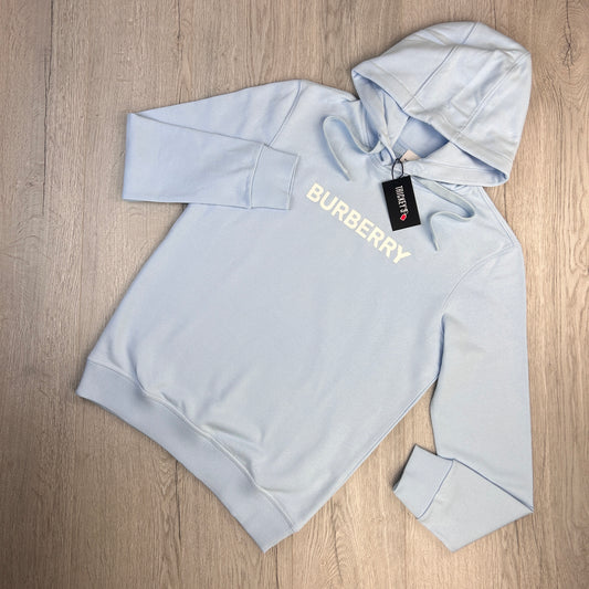 Burberry Men’s Baby Blue Pullover Hoodie