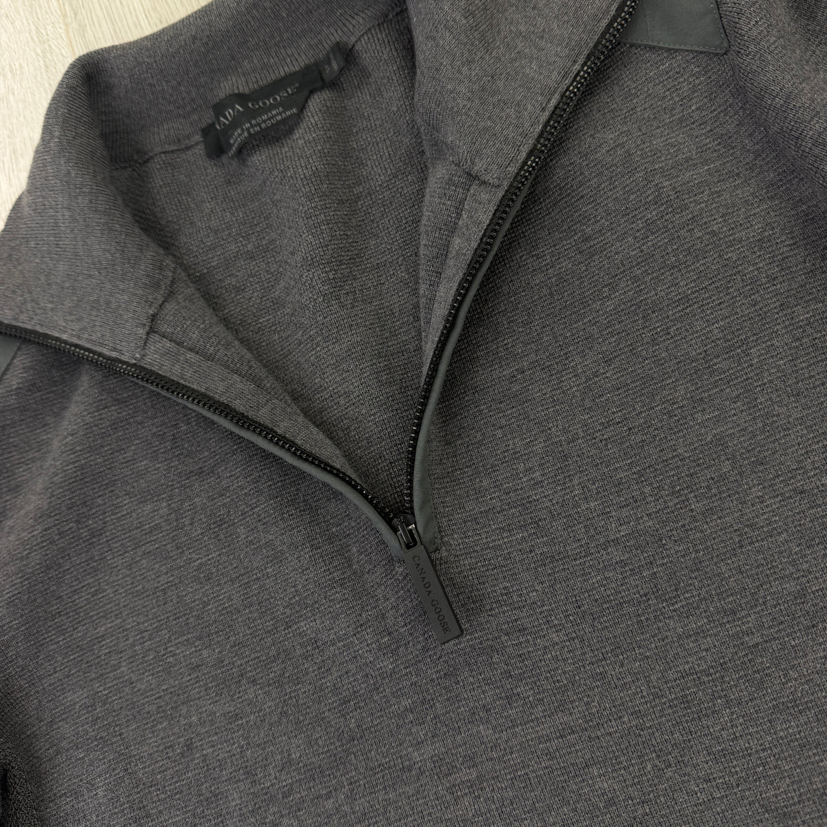Canada Goose Men’s Grey 1/4 Zip Jumper - Small