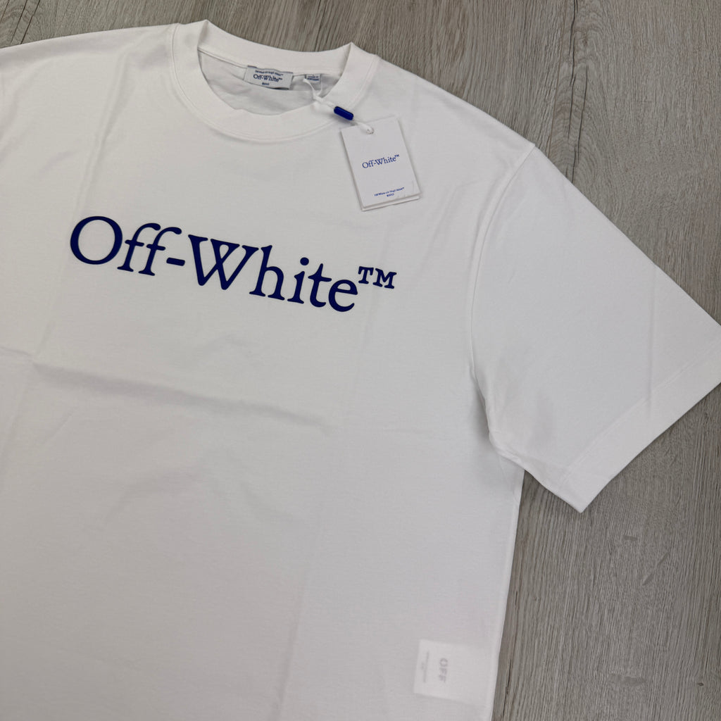 Off White Men’s White T-shirt - Large Oversized
