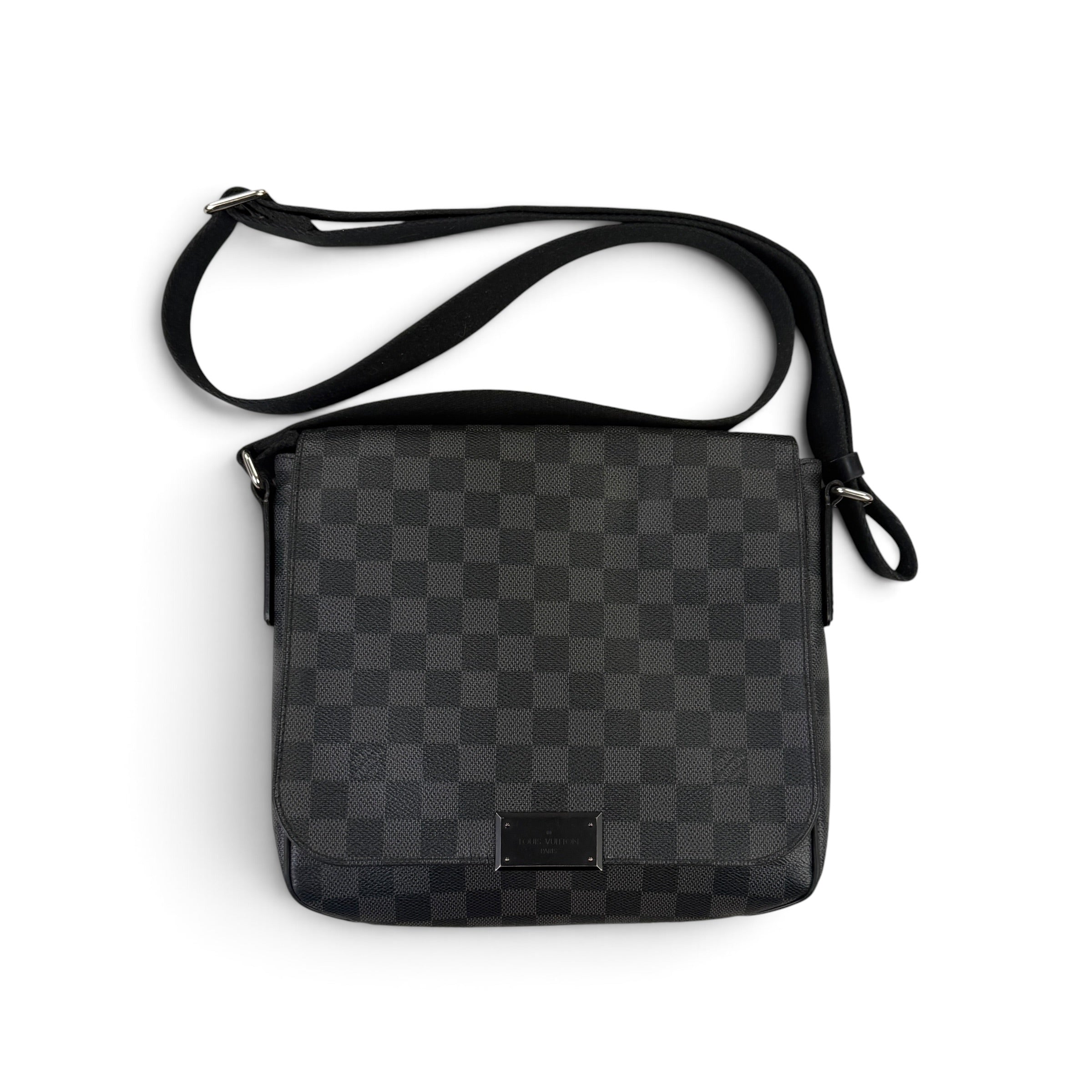 Louis Vuitton Men’s Black Damier Small Messenger Bag