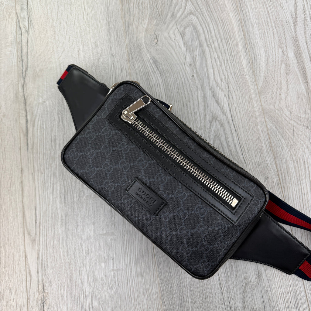Gucci Men’s GG Black Belt Bag