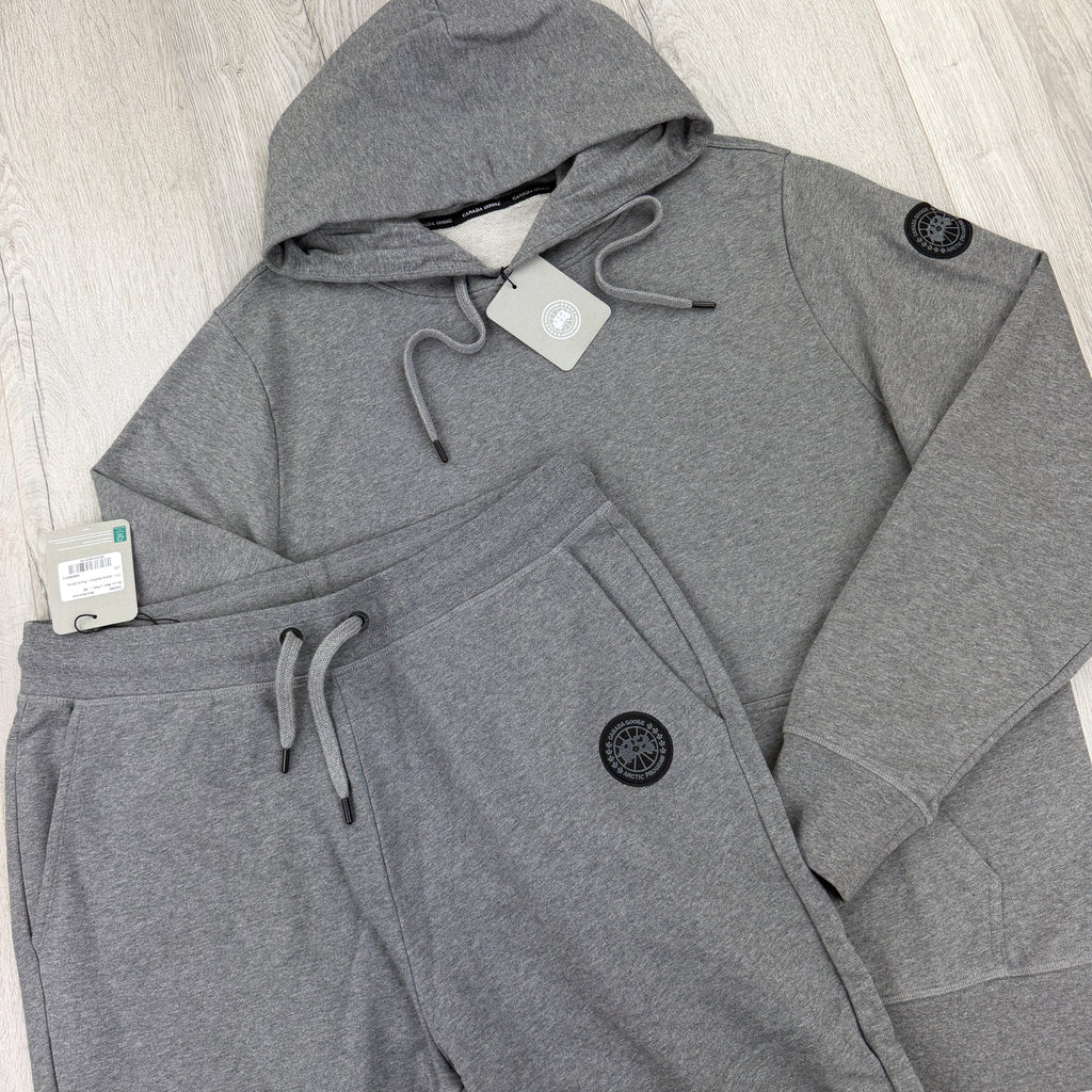Canada Goose Men’s Grey Full Tracksuit Black Badge Edition - Large