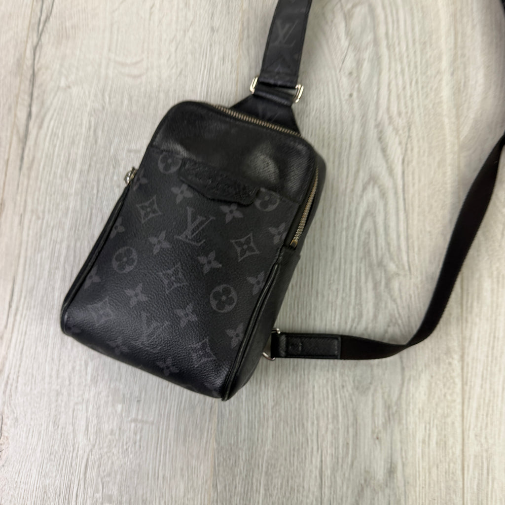 Louis Vuitton Men’s Black Sling Small Side Bag
