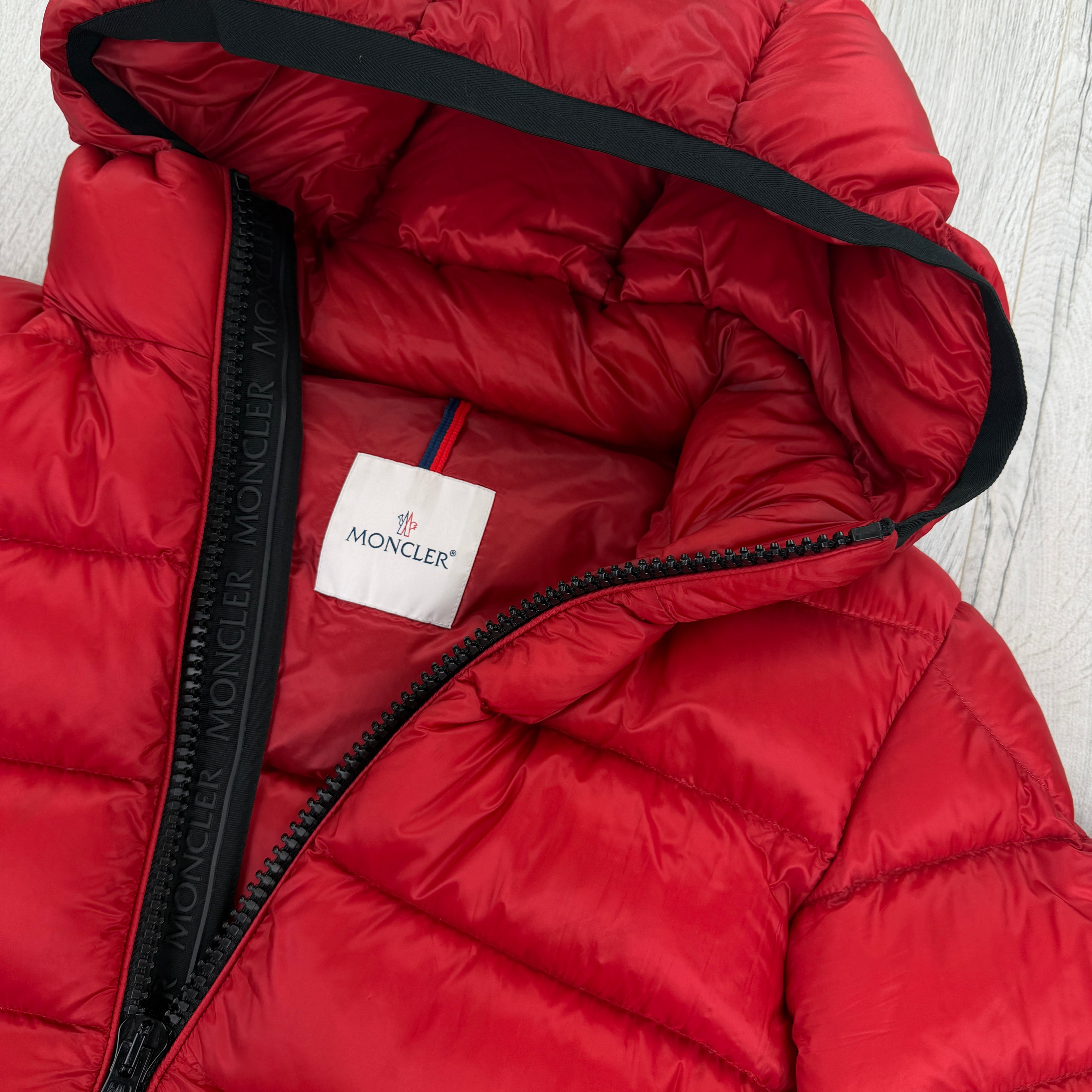 Moncler Myosotis Giubbotto Men’s Red Puffer Jacket - Size 3