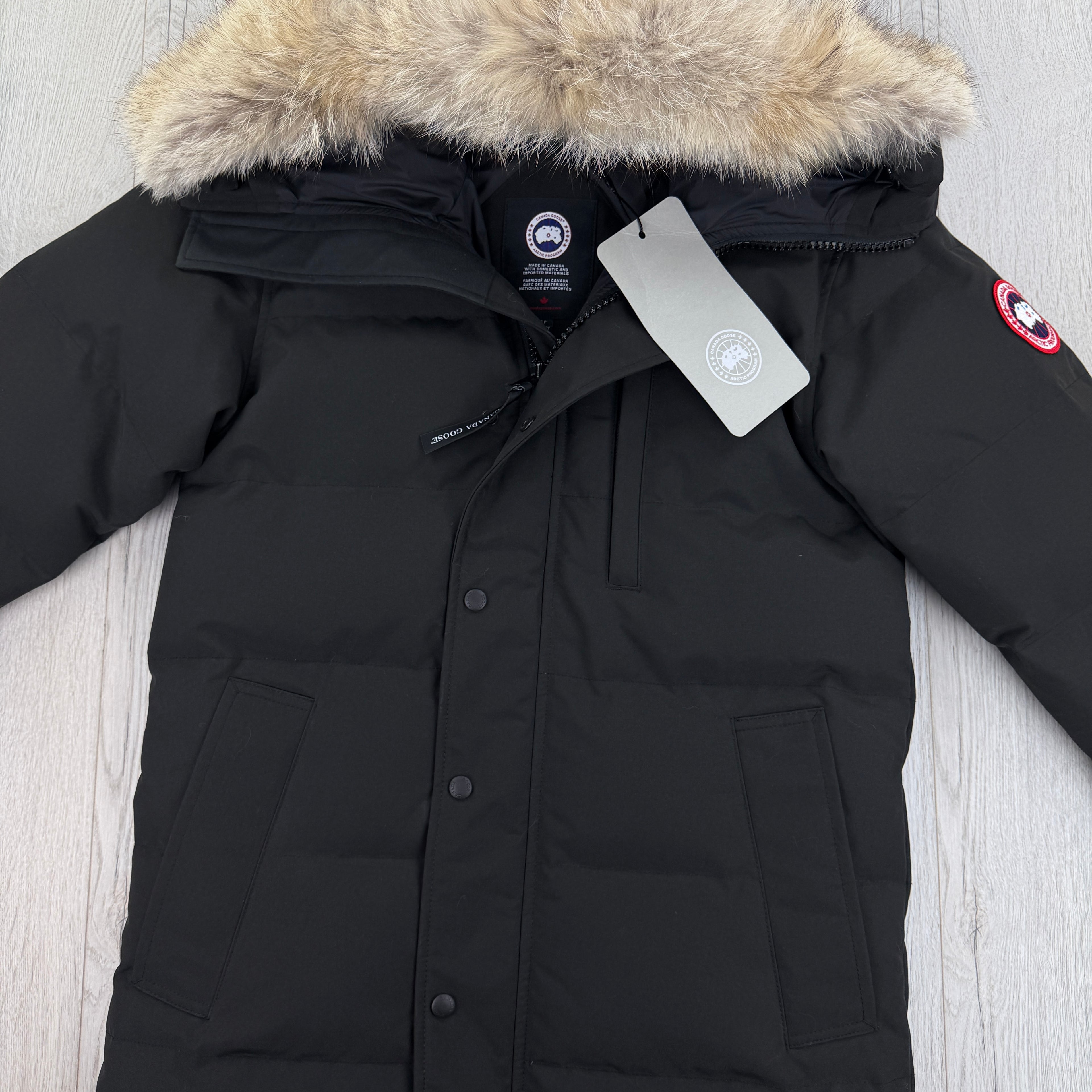 Canada Goose Men’s Black Carson Parker Jacket - Small