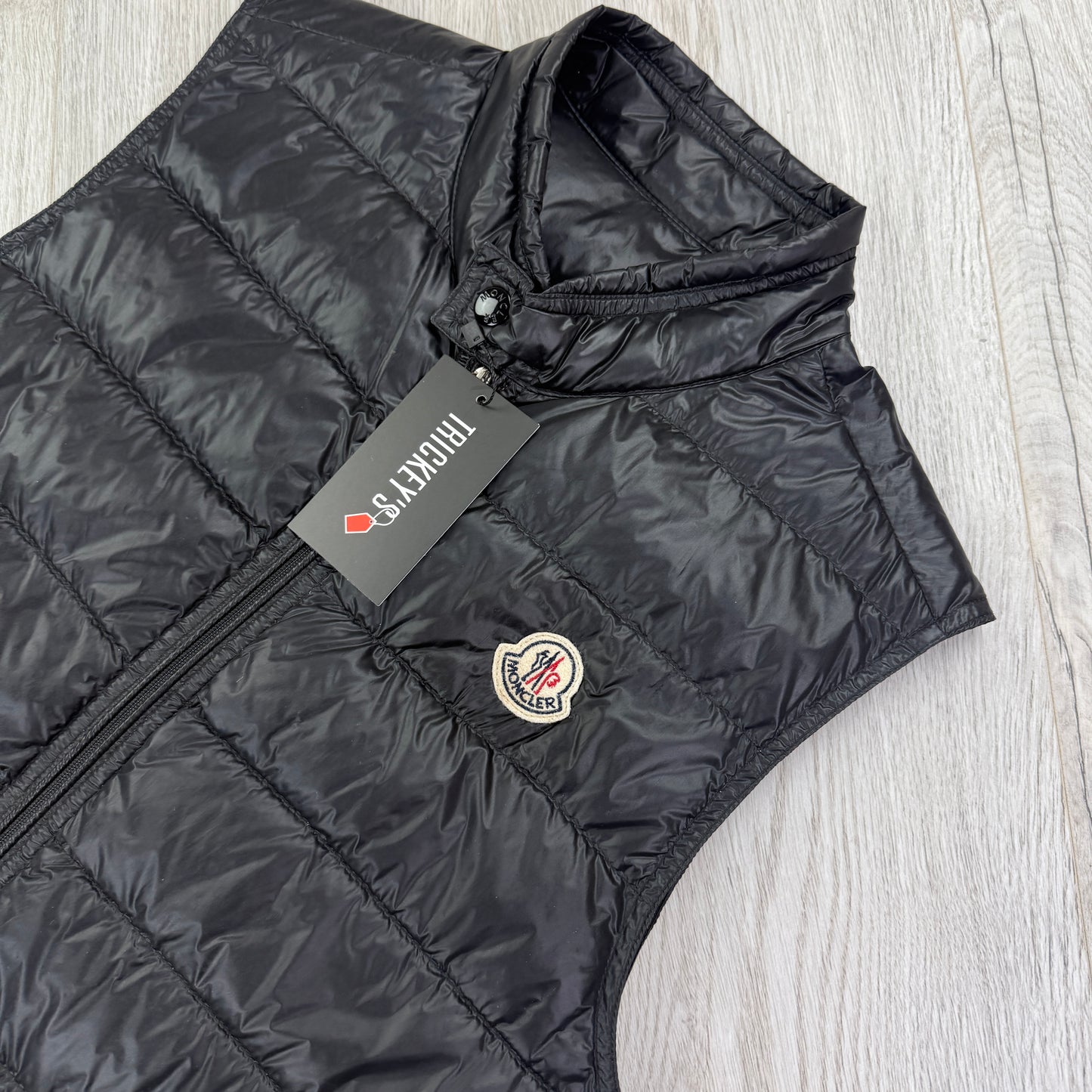 Moncler Men’s Black GUI Down Gilet - Size 0