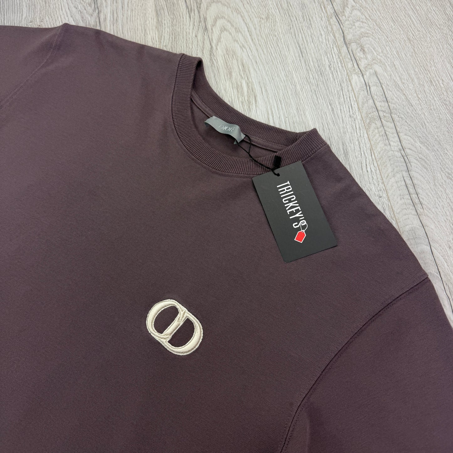 Christian Dior Men’s Lavender T-shirt - Small Oversized