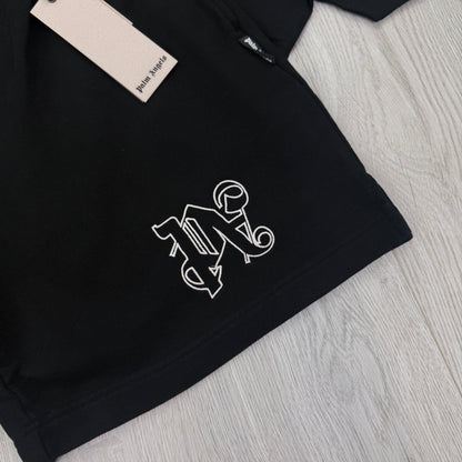 Palm Angels Men’s Black T-shirt & Short Set