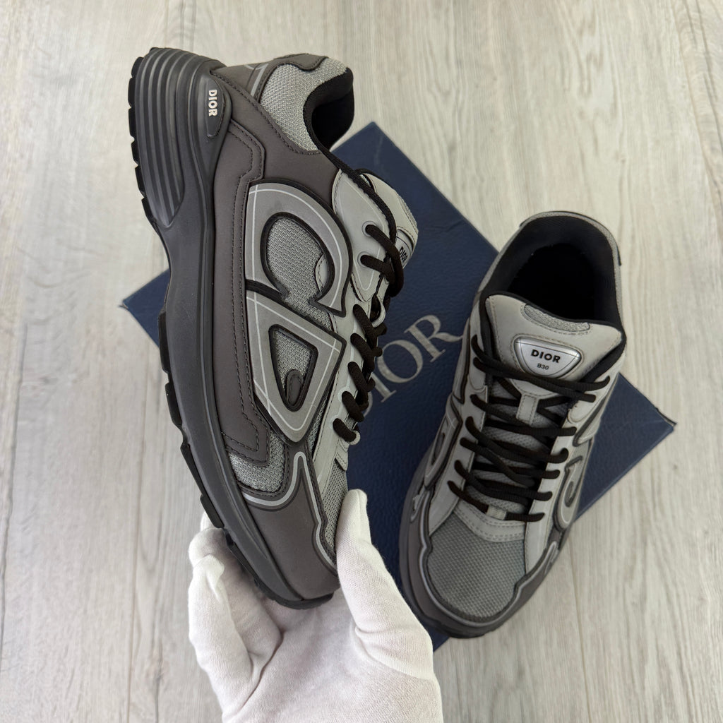 Dior B30 Men’s Dark Grey Anthracite Runners - 43 (Uk 9)