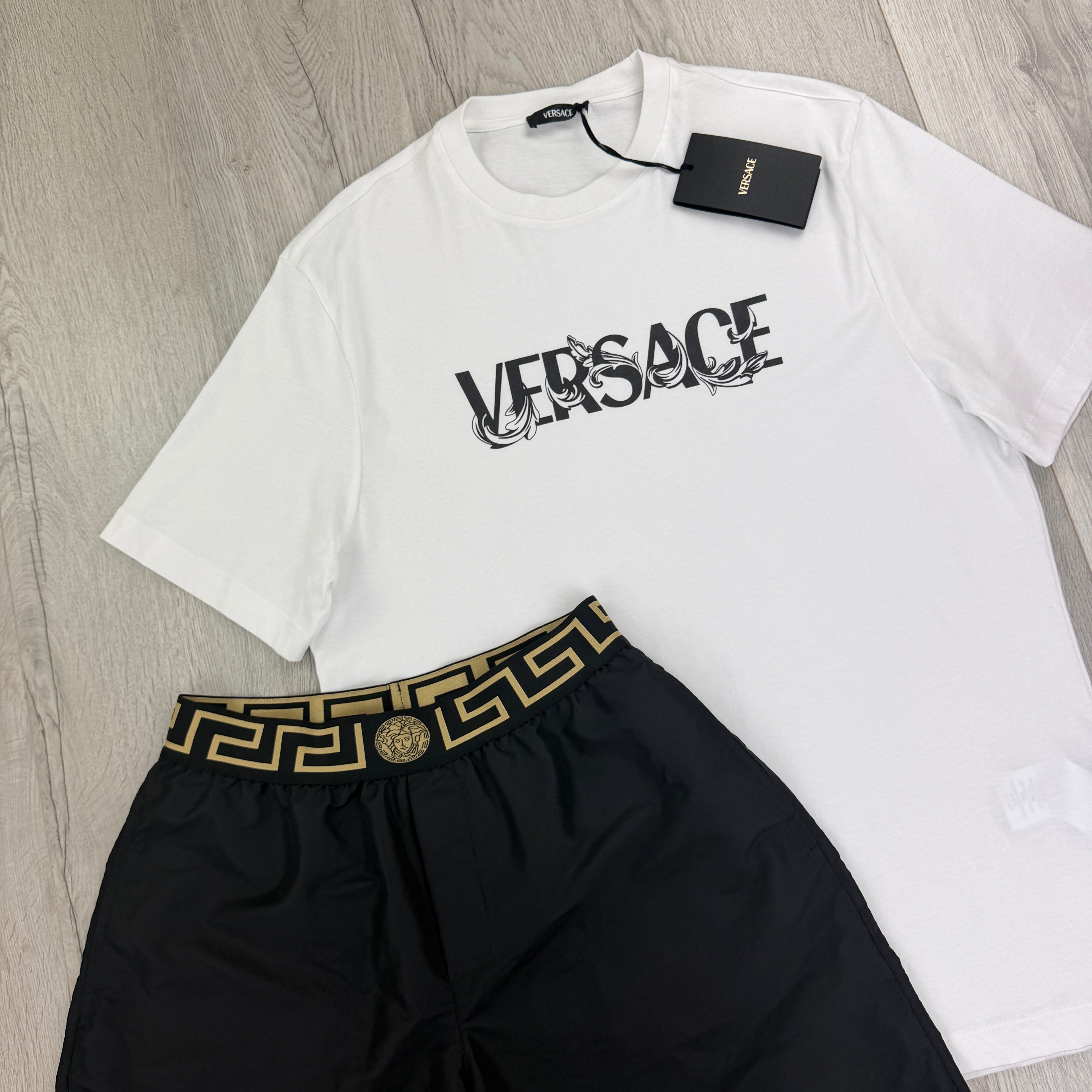 Versace Men’s T-shirt & Swim shorts set