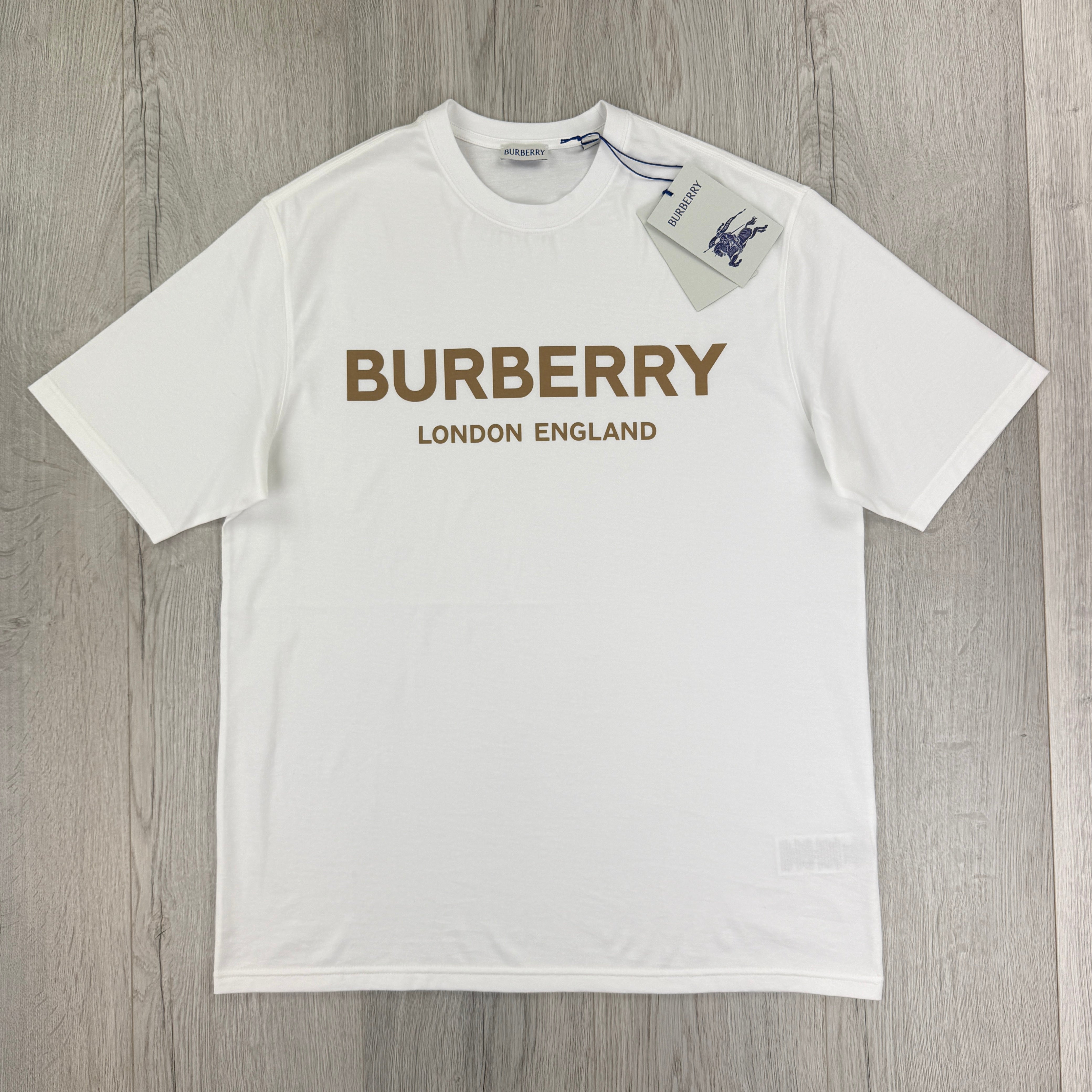 Burberry Men's White T-shirt & Shorts Set – Trickey.store