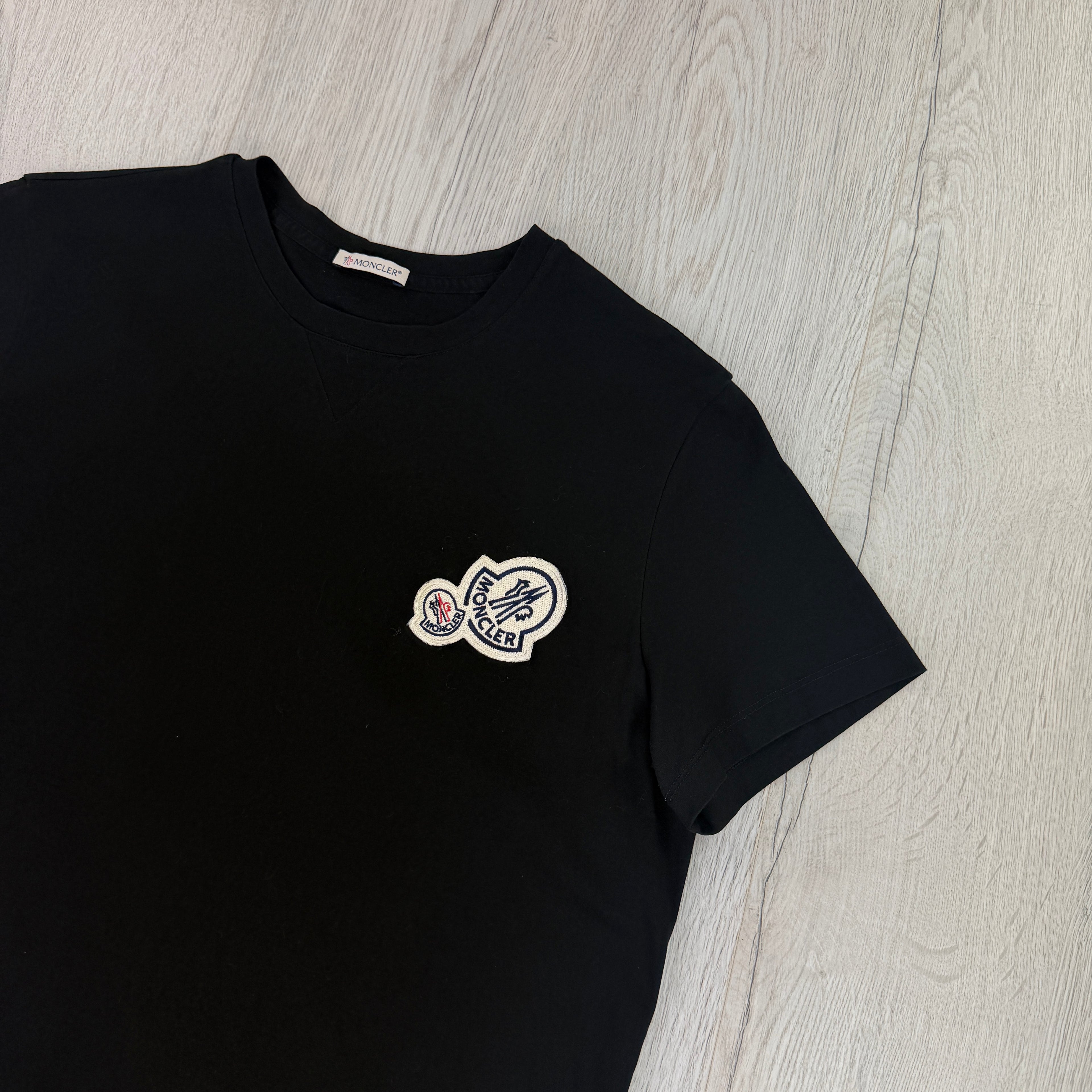 Moncler Men’s Double Logo Black T-shirt