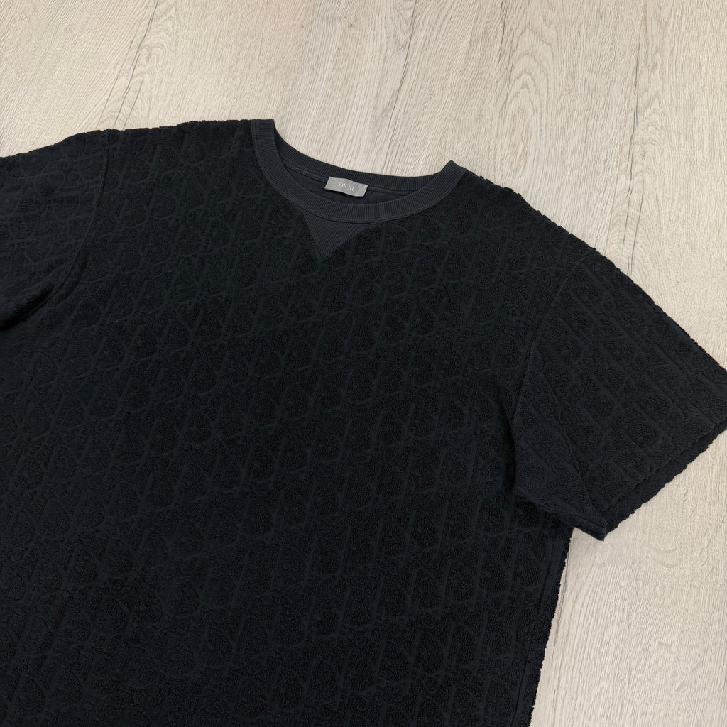 Christian Dior Men’s Navy Towel T-shirt - XL Oversized