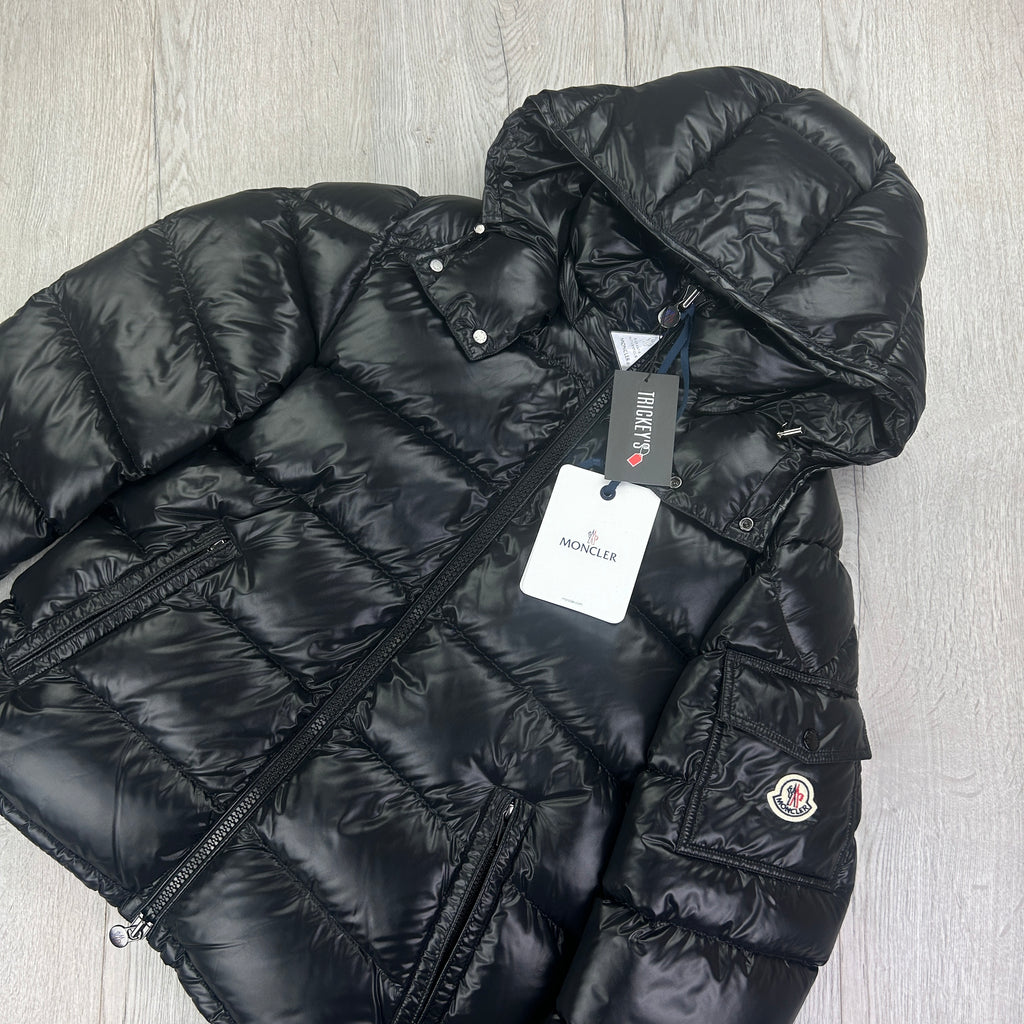 Moncler Men’s Maya Black Zip-up Down Jacket